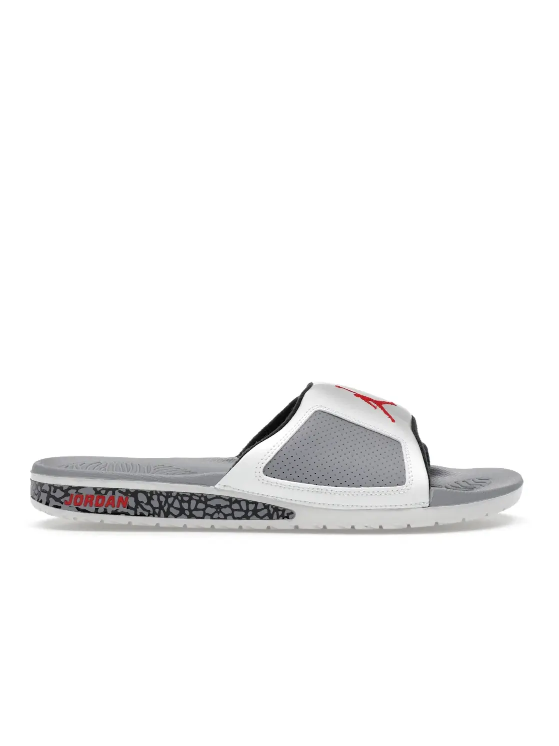 Мужские сандалии Jordan Hydro III Summit White Cement Grey Black Fire Red