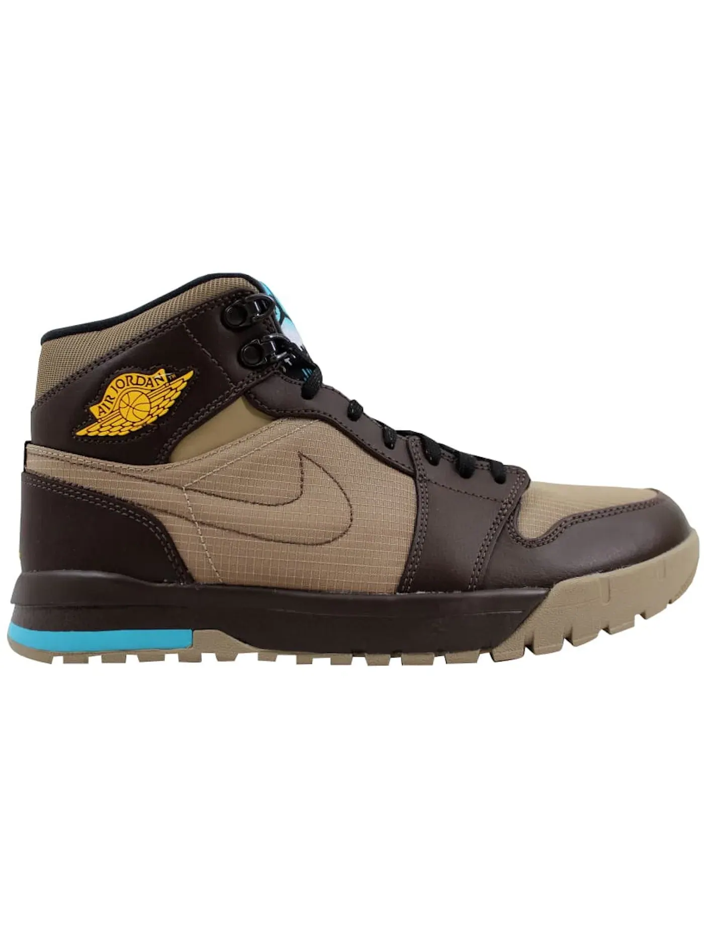 Мужские кроссовки Lifestyle Jordan 1 Trek Jordan — изображение 1 из 1, хаки/-коричневый