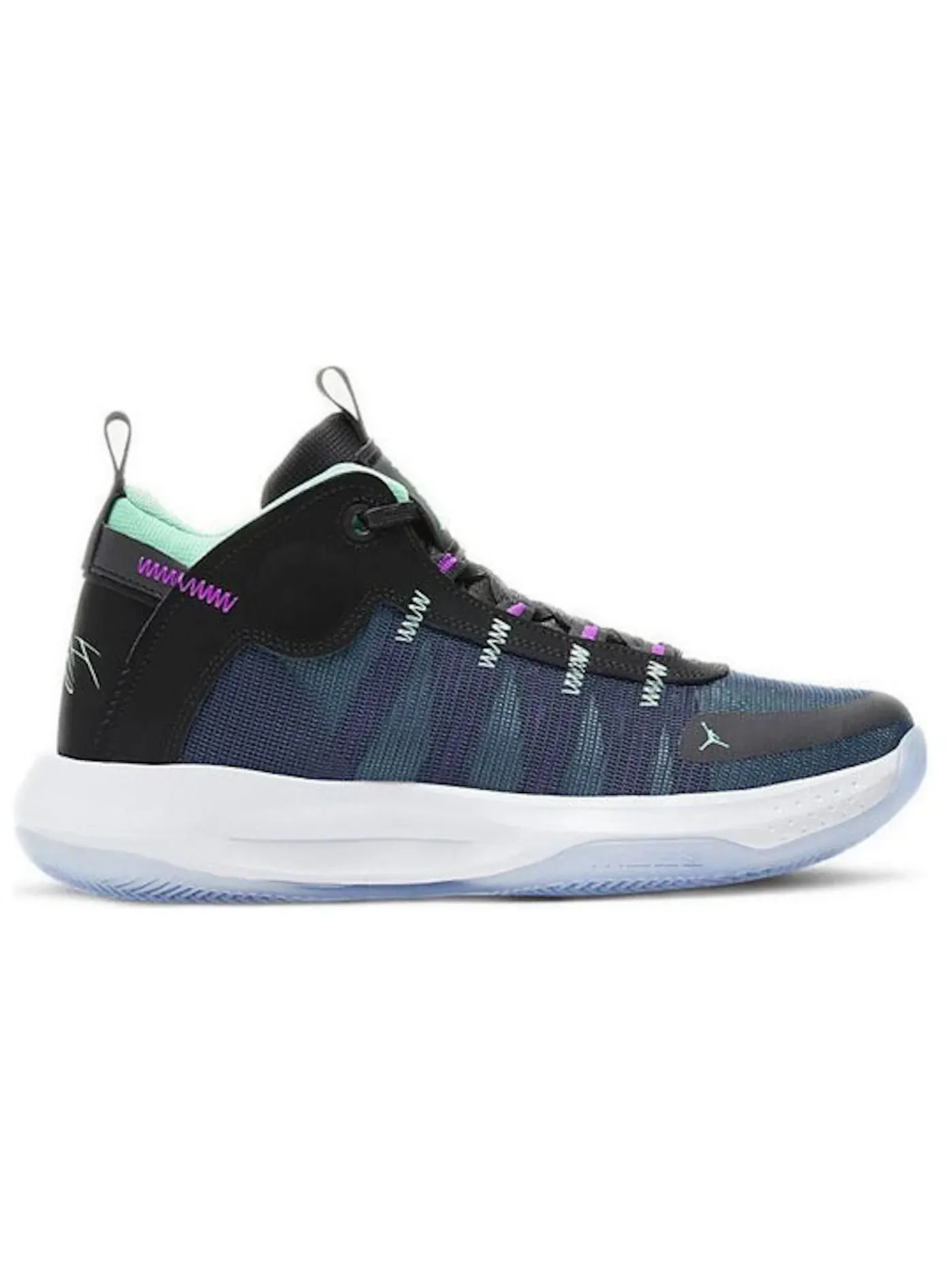 Мужские кроссовки для баскетбола Jordan Jumpman 2020 Jordan — изображение 1 из 4, черный/зеленый/синий