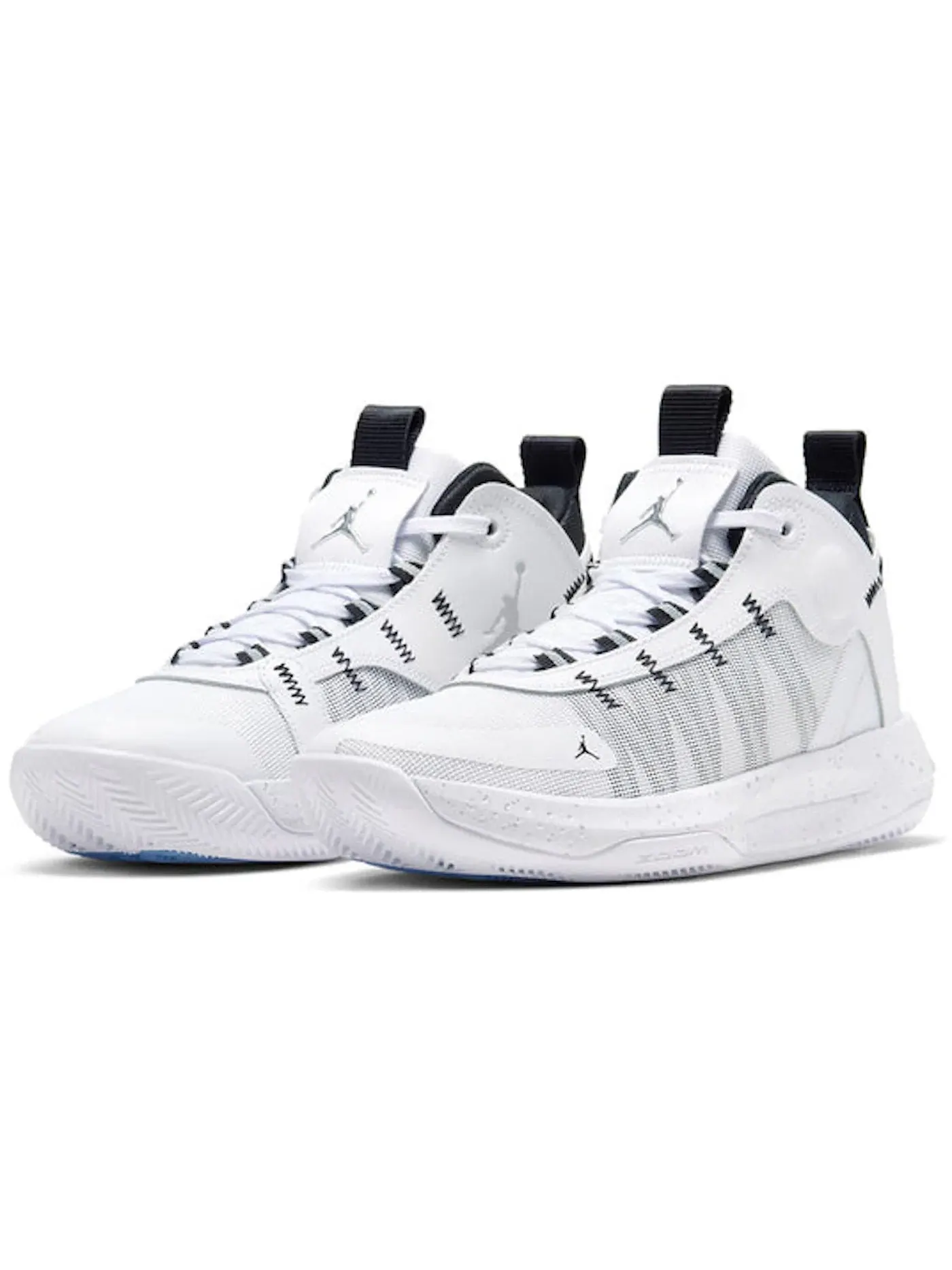 Мужские кроссовки для баскетбола Jordan Jumpman 2020 — изображение 2 из 3, белый/черный