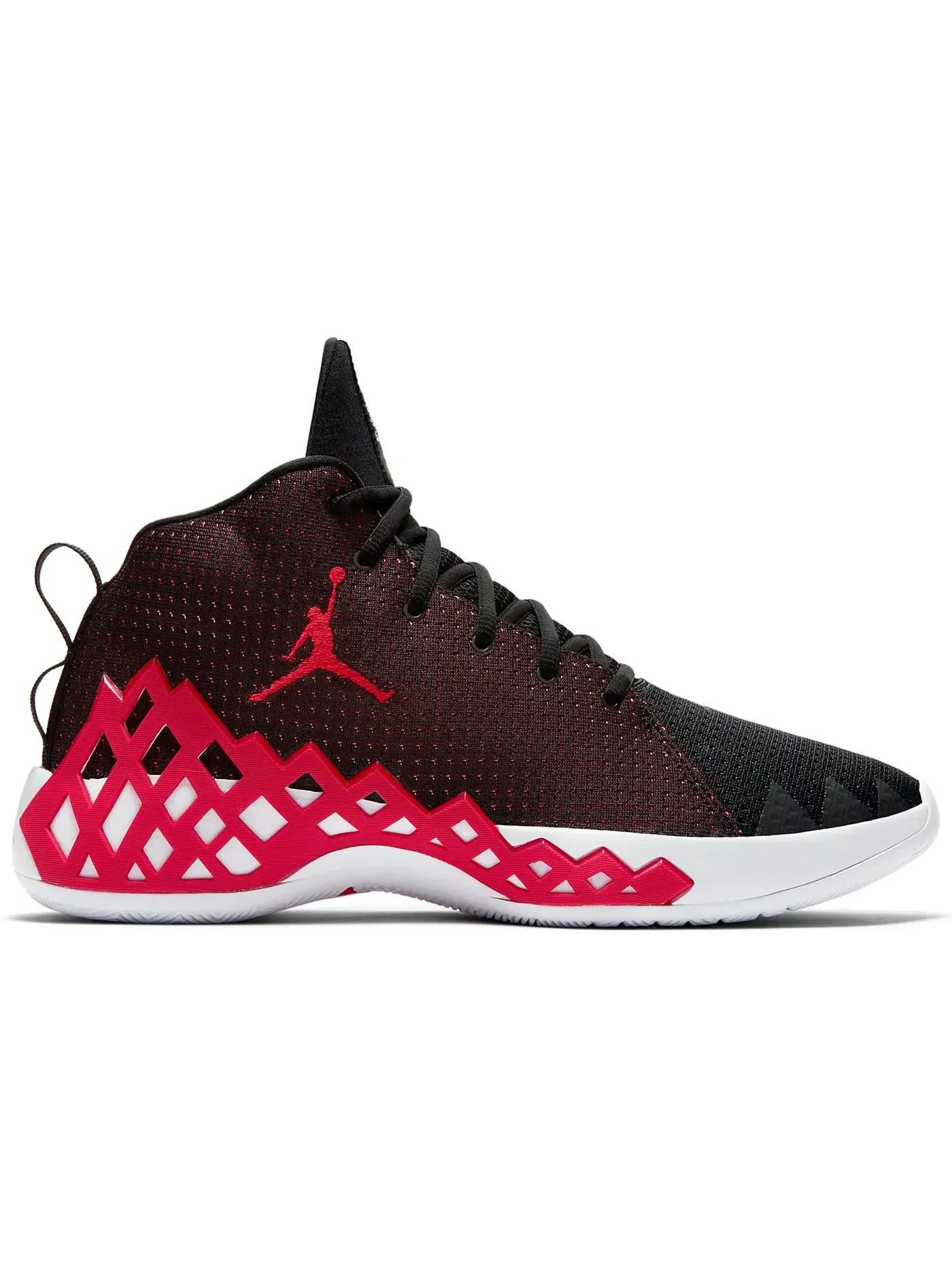 Мужские кроссовки Lifestyle Jordan Jumpman Diamond Mid Jordan — изображение 1 из 1, черный/красный-белый