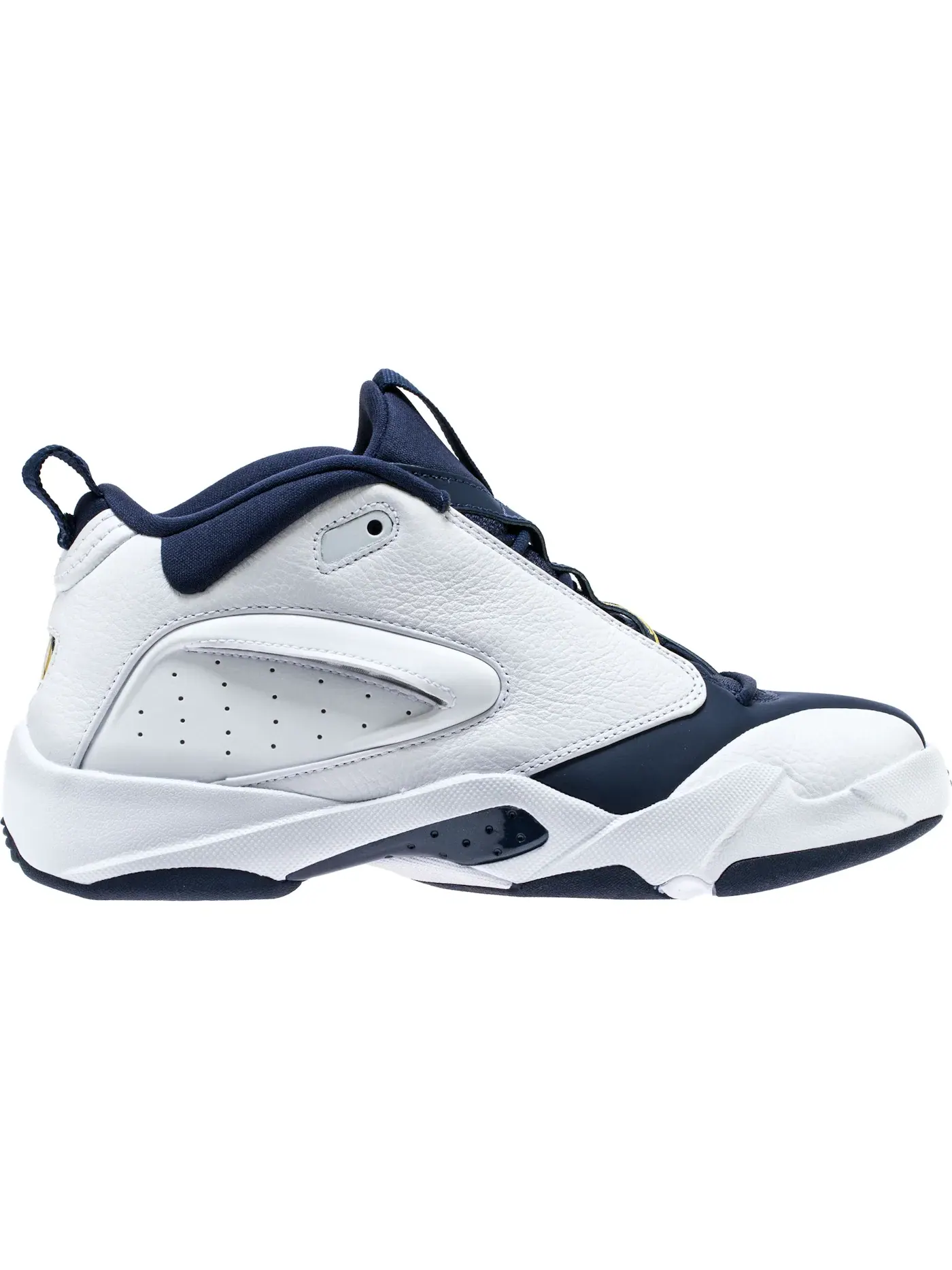Мужские кроссовки с контрастными вставками Jordan Jumpman Quick 23 Jordan — изображение 1 из 1, белый/темно-синий