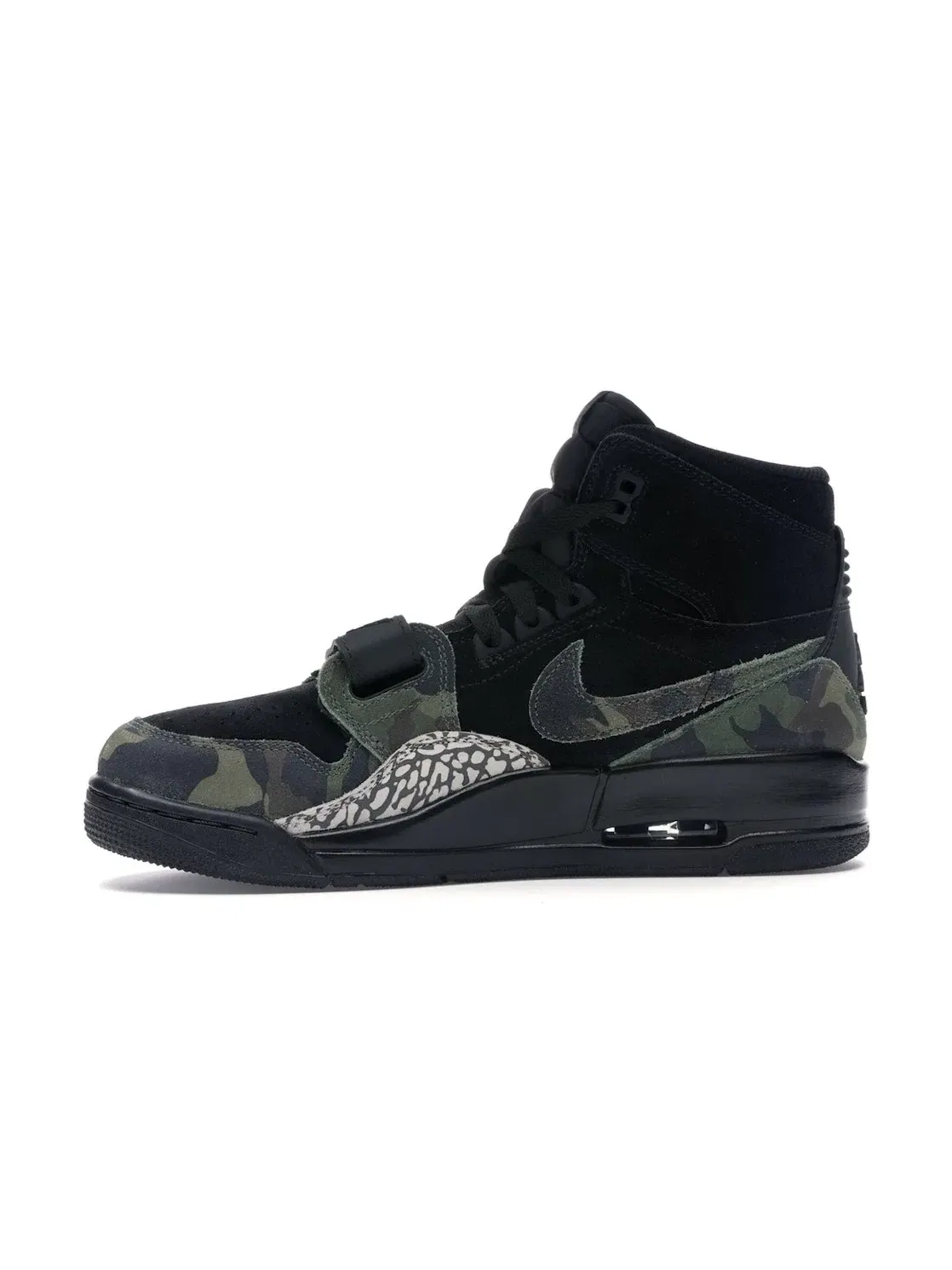 Мужские кроссовки Lifestyle с камуфляжным принтом Jordan Legacy 312 Jordan — изображение 3 из 4, черный/зеленый-черный