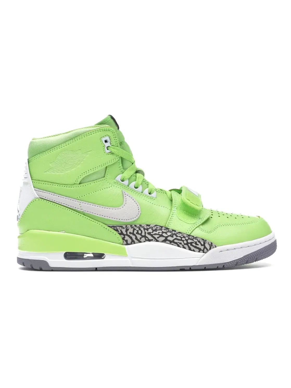 Мужские кроссовки Lifestyle с принтом Jordan Legacy 312 Jordan — изображение 1 из 4, зеленый/белый-серый