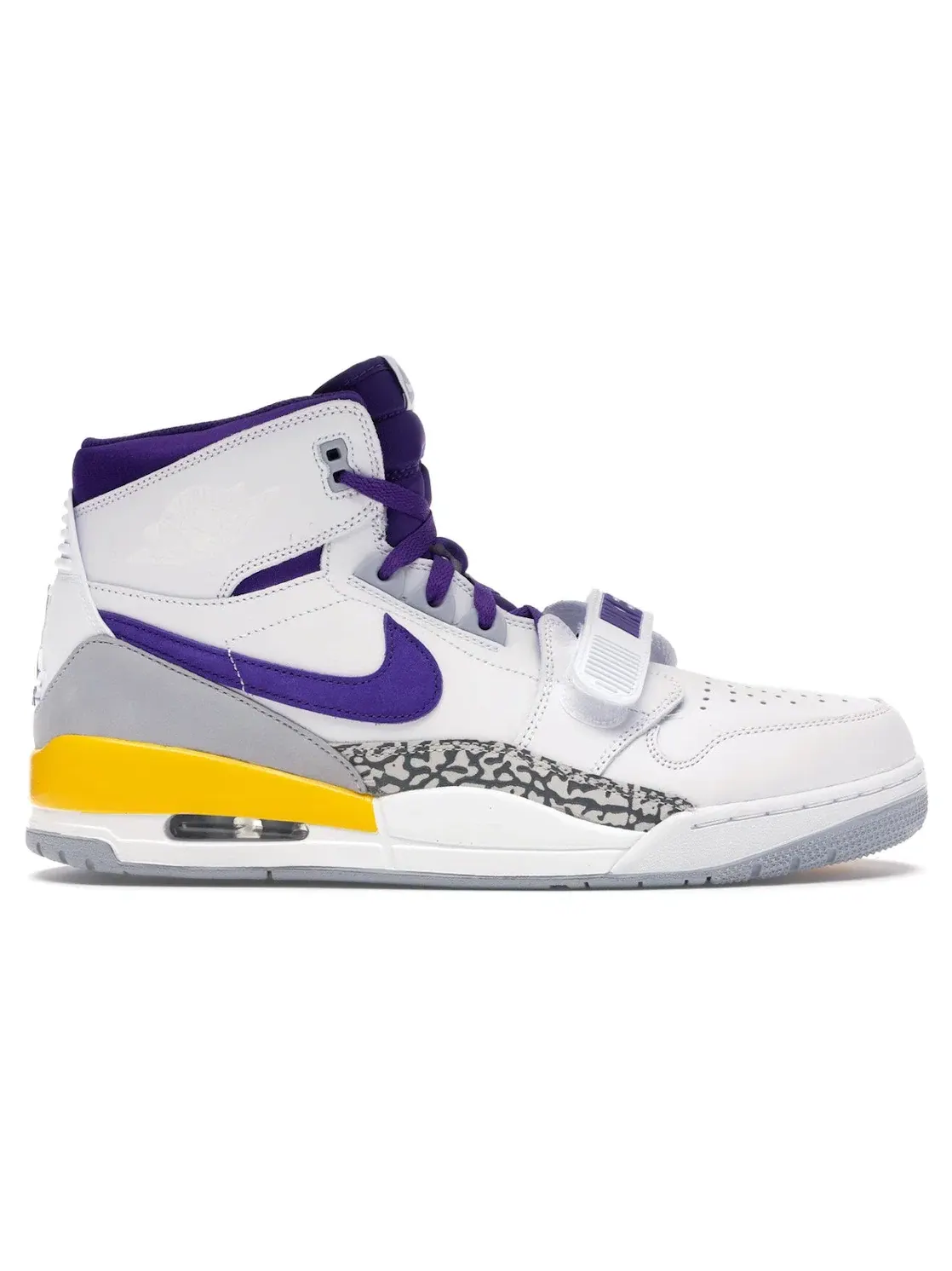 Мужские кроссовки с принтом Jordan Legacy 312 Lakers Jordan — изображение 1 из 4, белый/фиолетовый