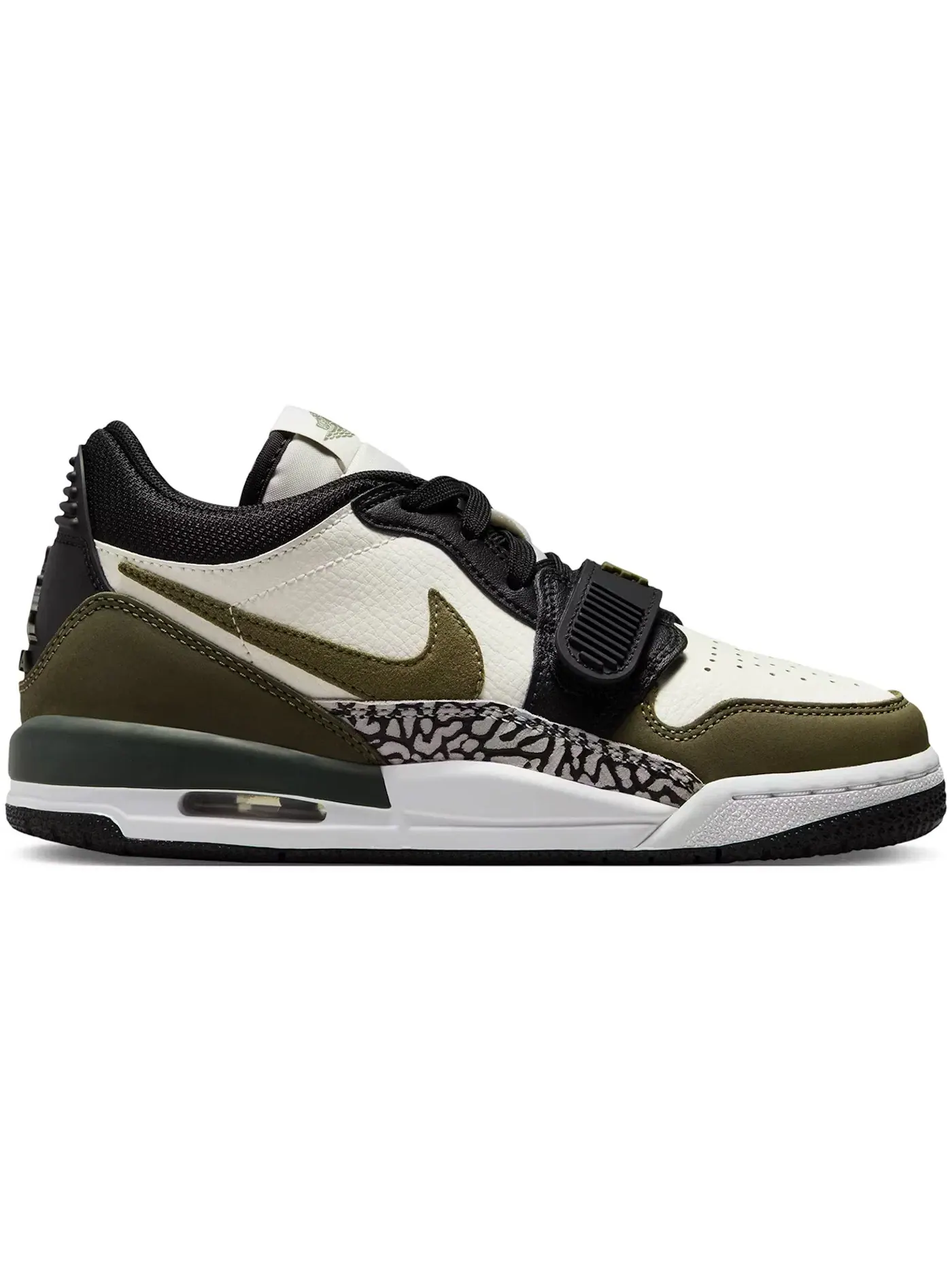 Детские кроссовки Lifestyle Jordan Legacy 312 Low Jordan — изображение 1 из 1, черный/серый/оливковый