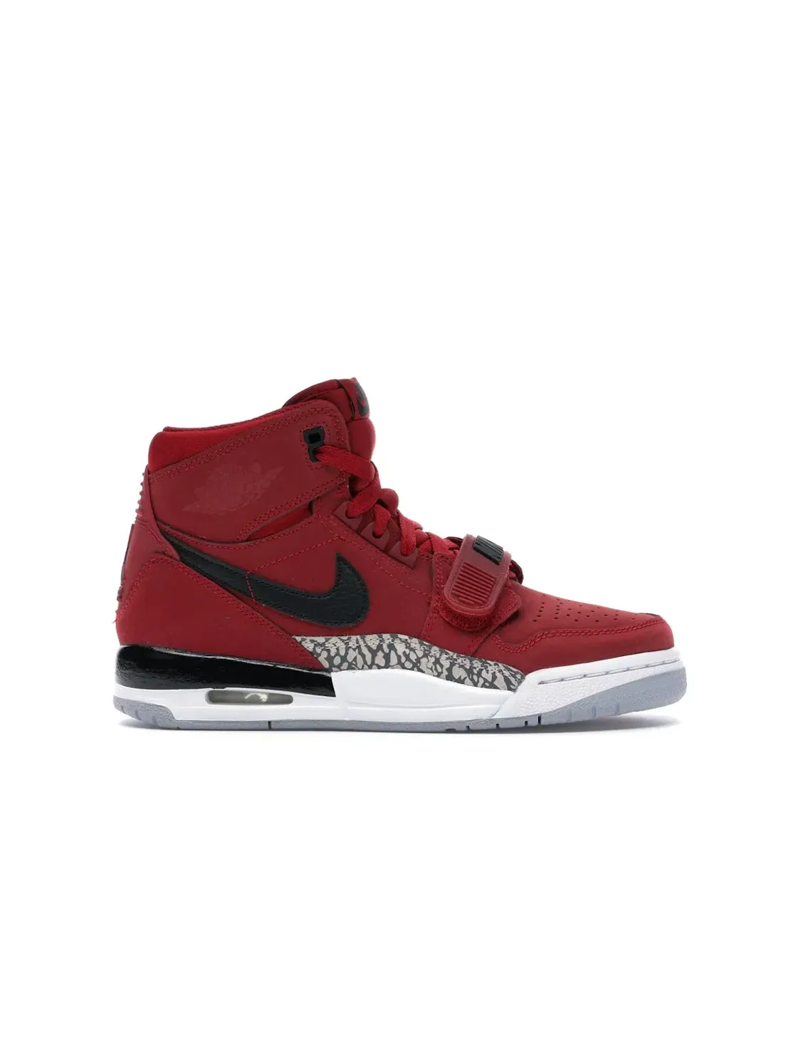 Детские кроссовки из замши с ремешком Jordan Legacy 312 Jordan — изображение 1 из 4, красный/черный-белый
