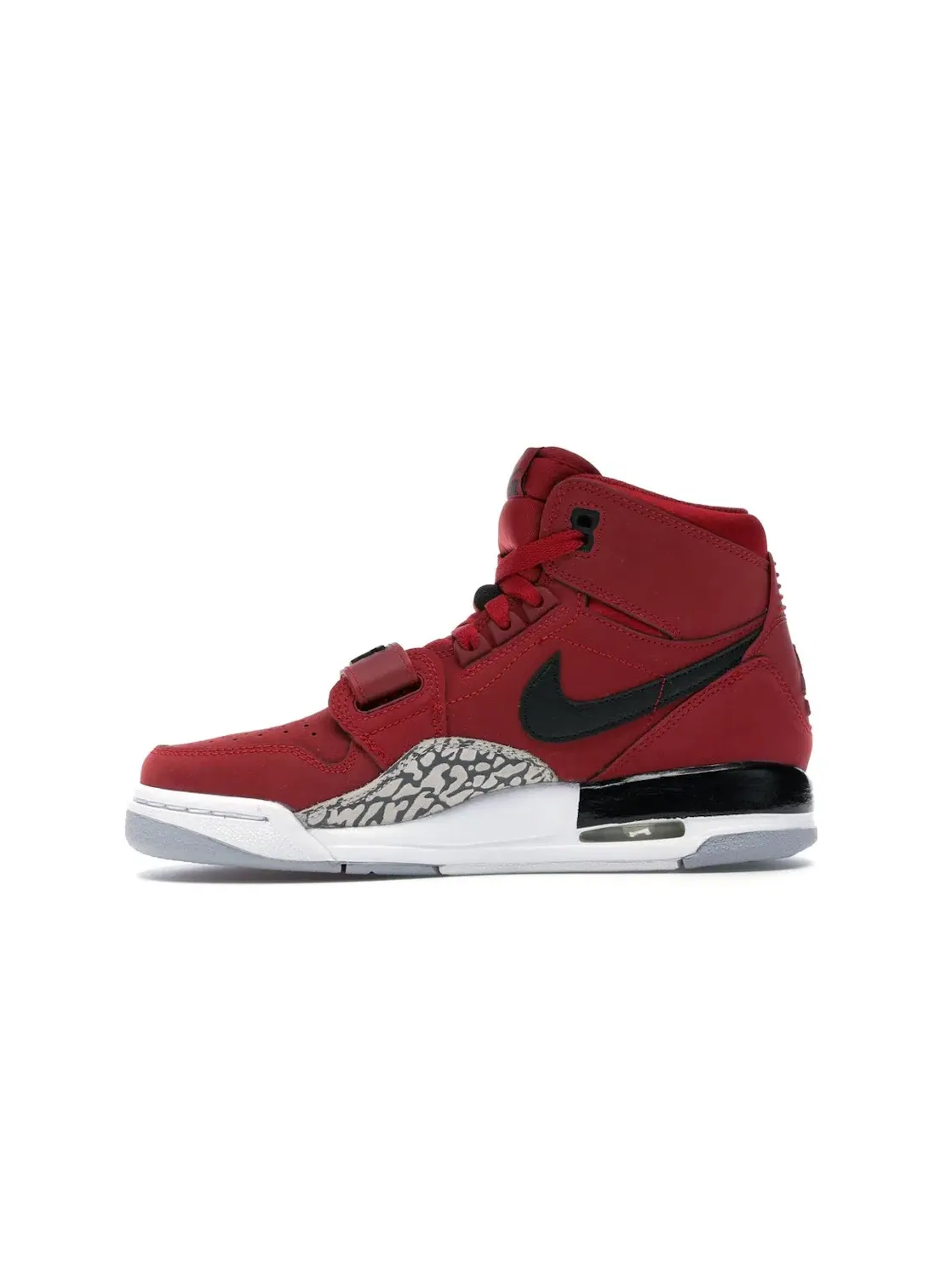 Детские кроссовки из замши с ремешком Jordan Legacy 312 Jordan — изображение 3 из 4, красный/черный-белый