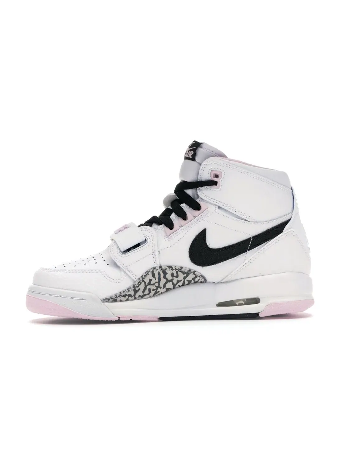 Детские кроссовки Lifestyle с высоким верхом Jordan Legacy 312 Jordan — изображение 3 из 4, белый/черный-розовый