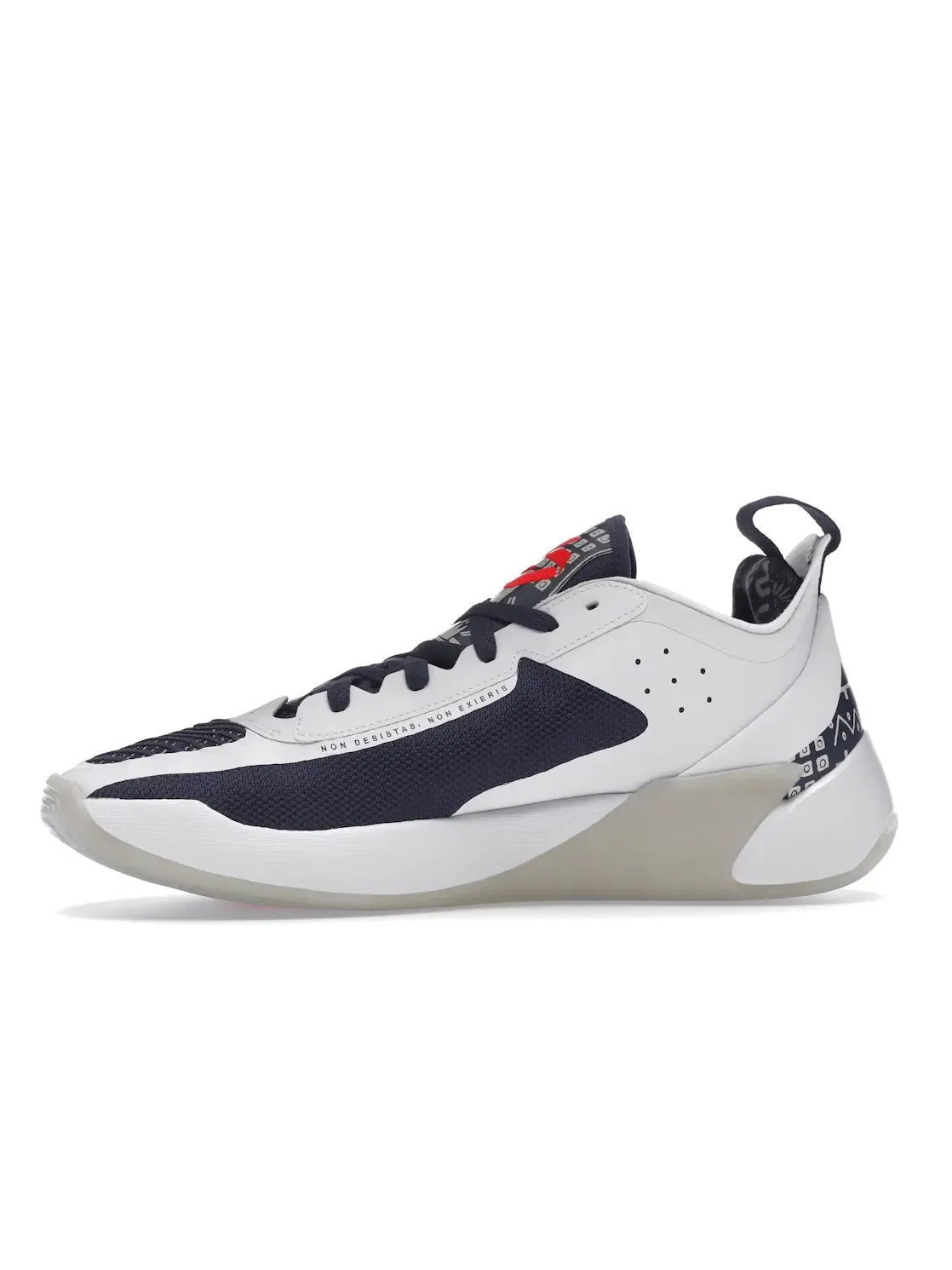 Мужские кроссовки для баскетбола с поддержкой Jordan Luka 1 Quai 54 Jordan — изображение 3 из 4, белый светлый индиго