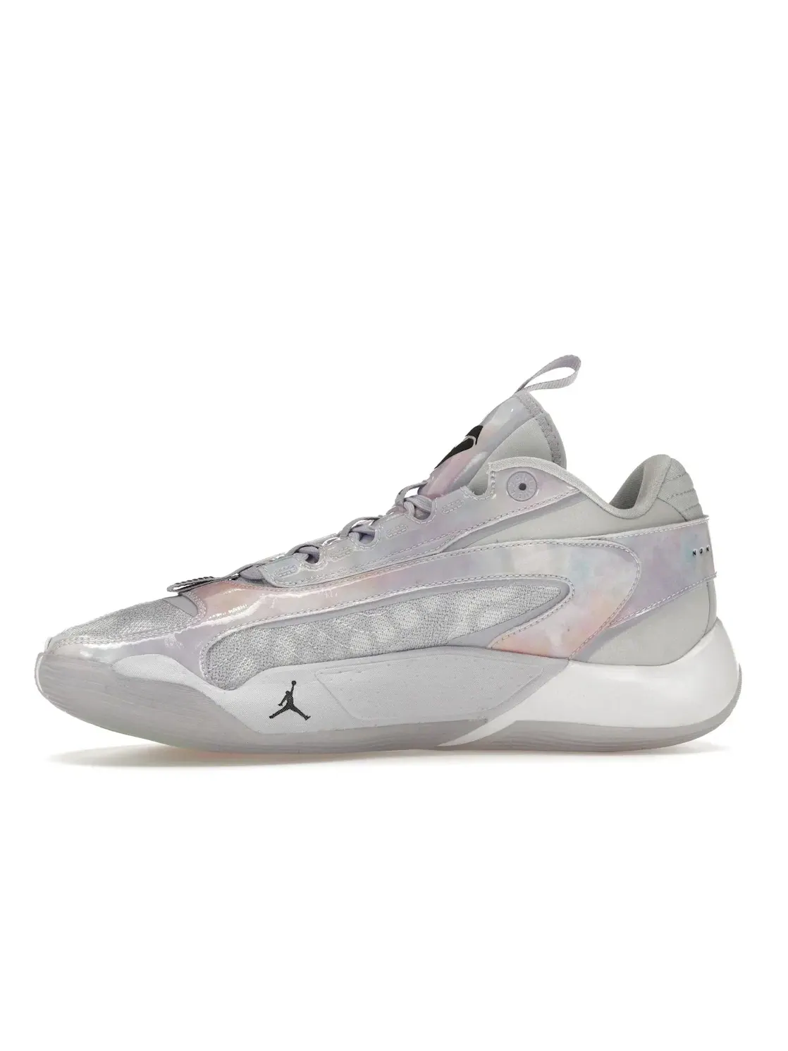 Мужские баскетбольные кроссовки с принтом Jordan Luka 2 Nebula Jordan — изображение 3 из 4, серый/черный/фиолетовый