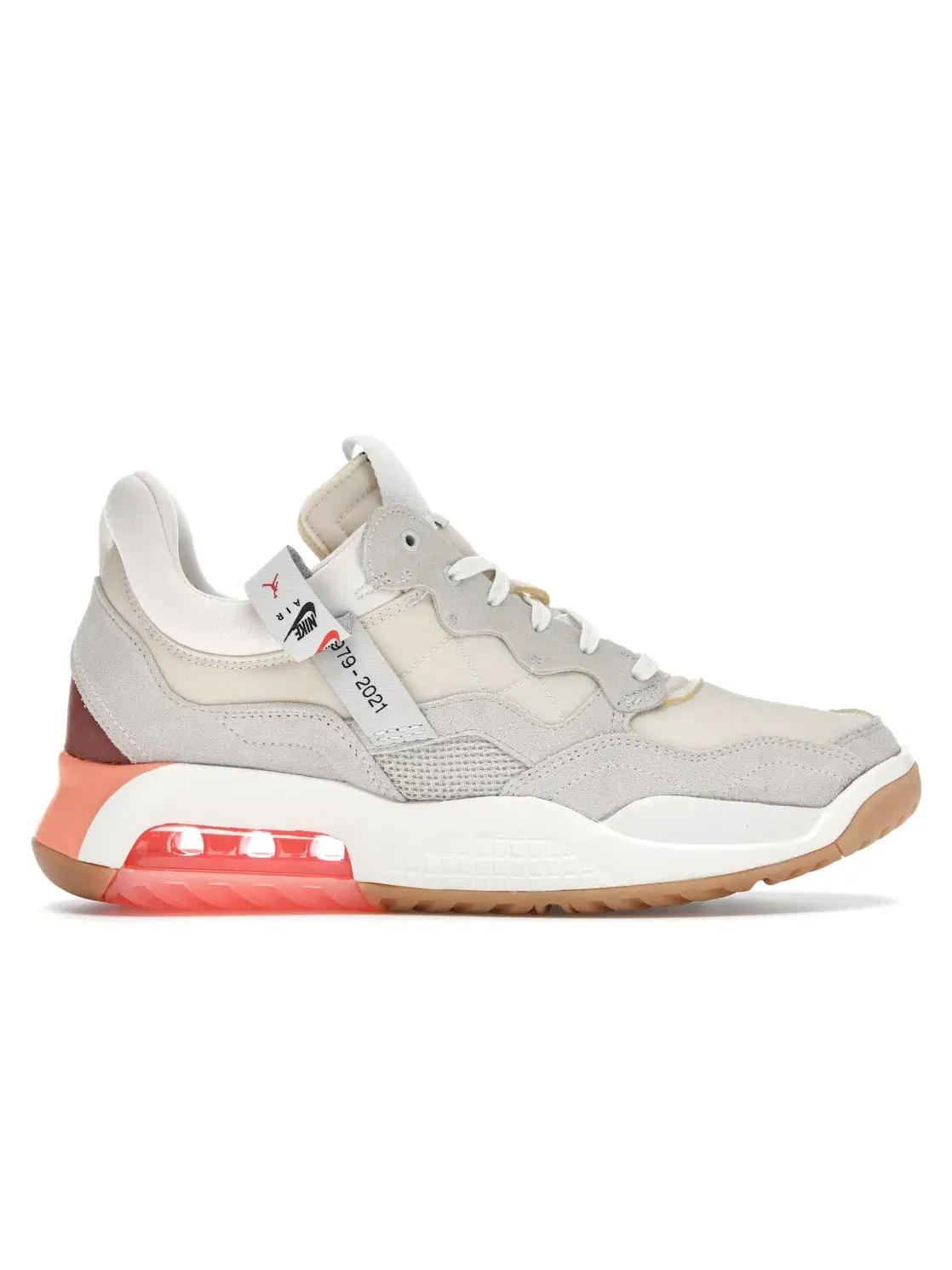 Мужские кроссовки Lifestyle с деконструированным верхом Jordan MA2 Jordan, Natural/Natural/Infrared-Gum — изображение 1 из 4