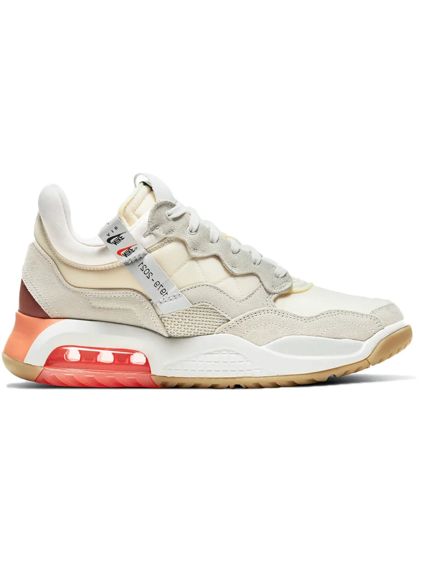 Женские кроссовки с многослойным верхом Jordan MA2 Jordan, Natural/Natural/Infrared-Gum