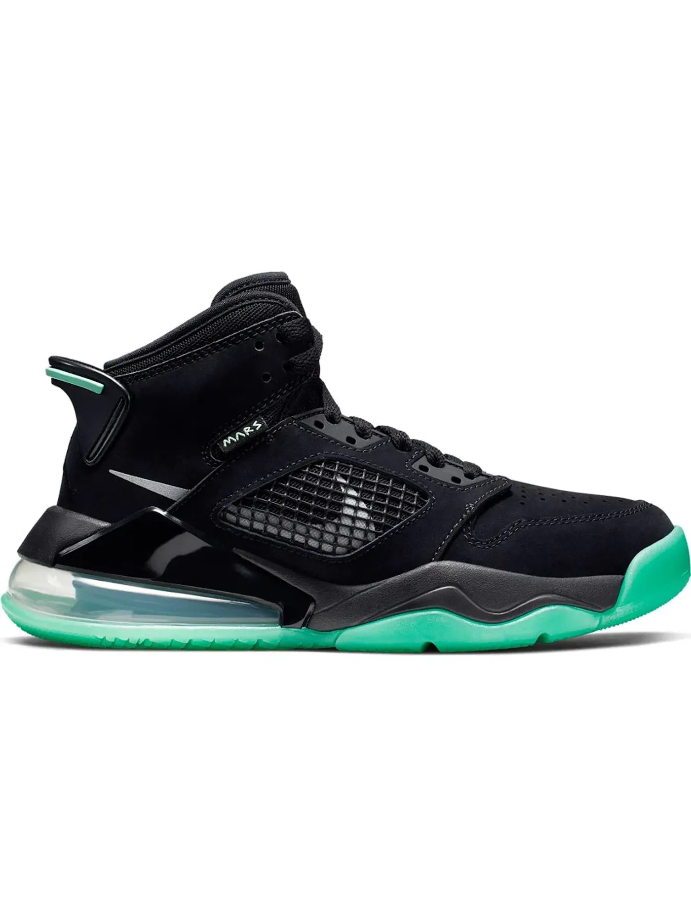 Детские кроссовки Lifestyle Jordan Mars 270 Jordan — изображение 1 из 1, черный/зеленый-зеленый