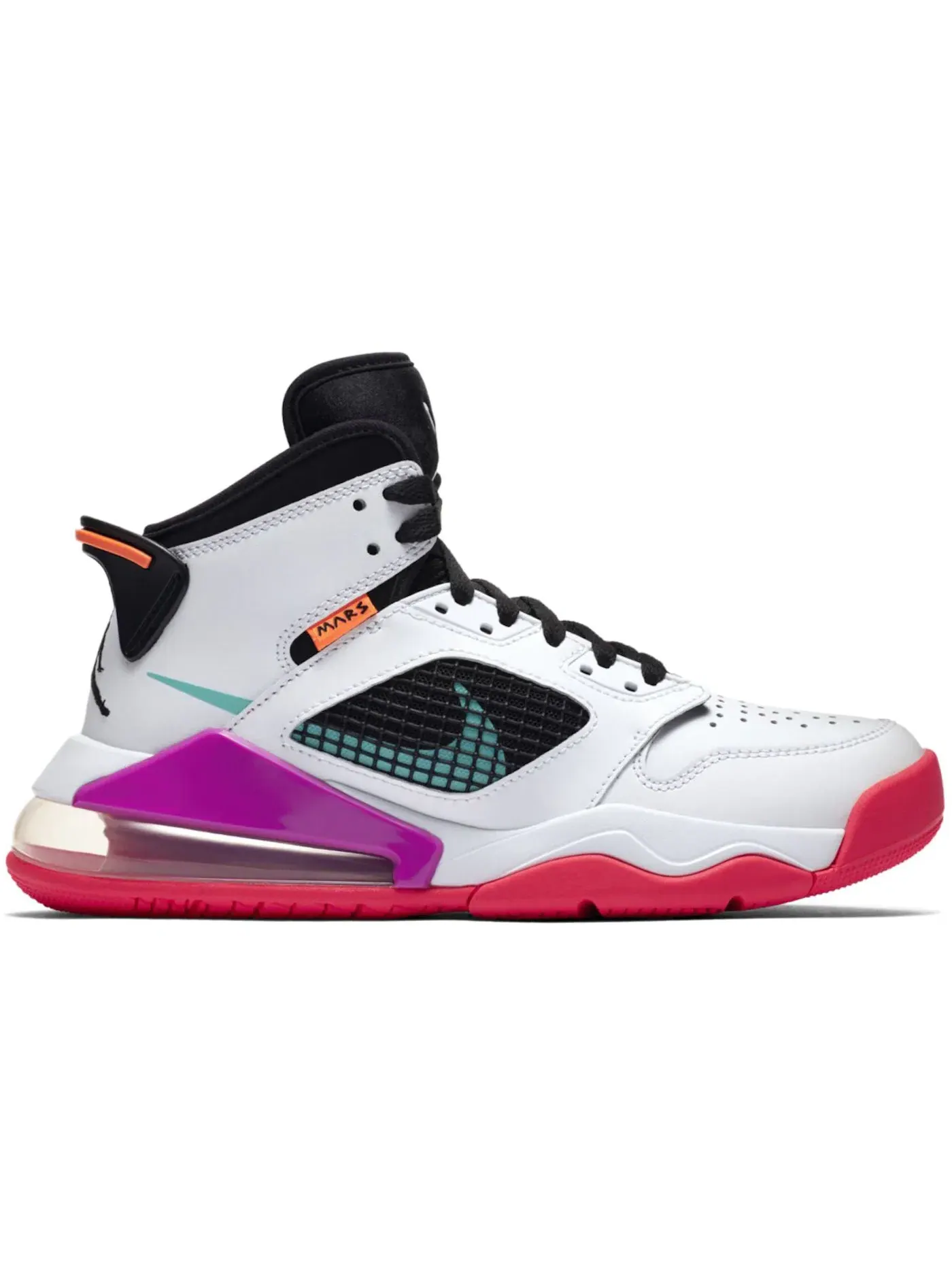 Детские кроссовки Lifestyle Jordan Mars 270 White/Black/Total Orange/Hyper Violet — изображение 1 из 1