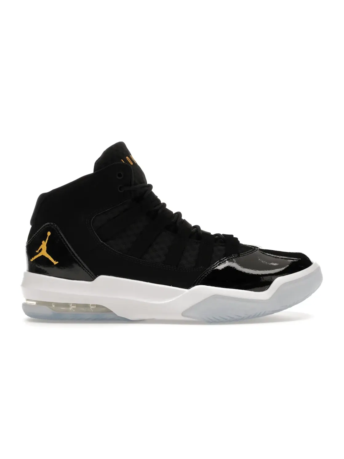 Мужские кроссовки Lifestyle Jordan Max Aura Jordan — изображение 1 из 4, черный/золотистый/белый