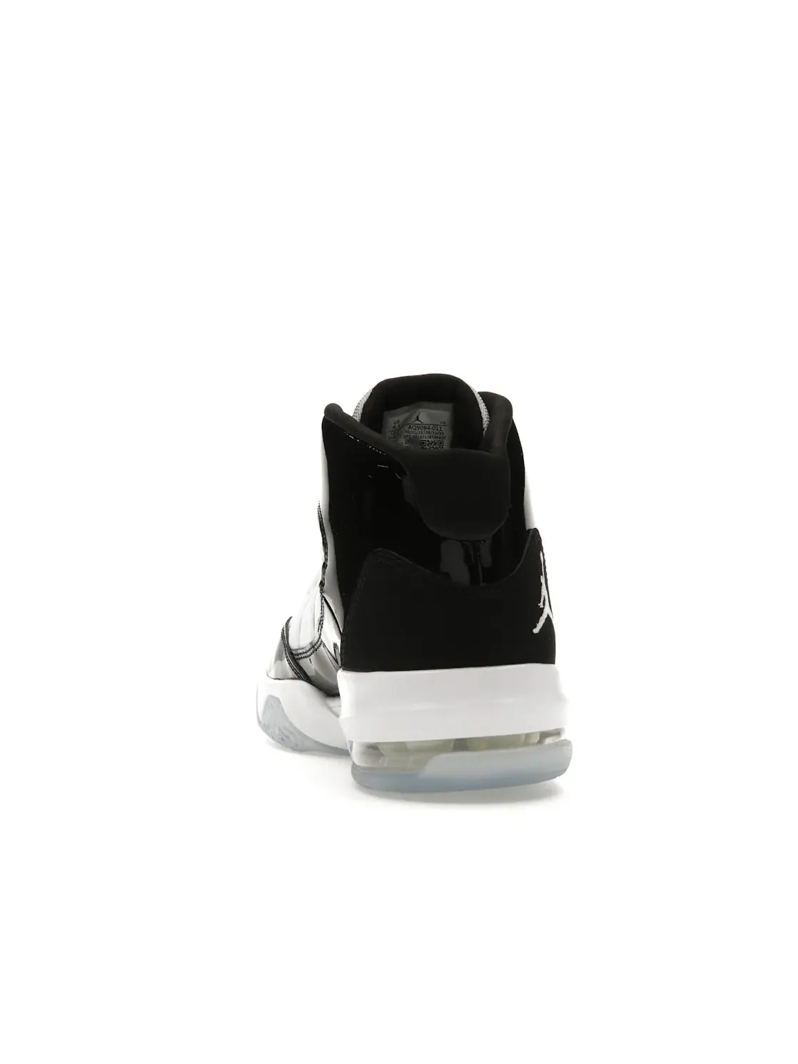 Мужские кроссовки с кожаным верхом Jordan Max Aura Jordan — изображение 4 из 4, черный/белый-белый