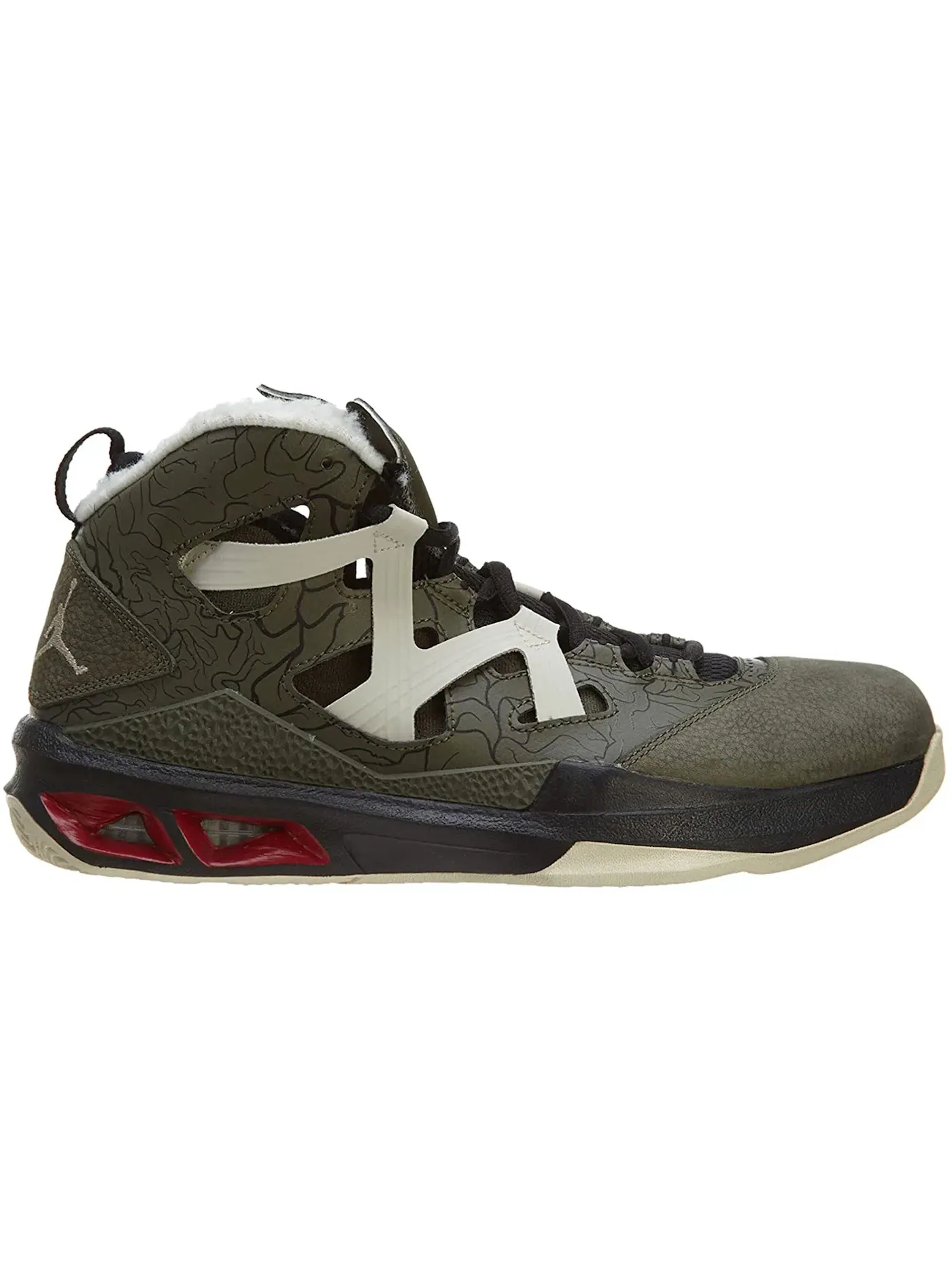 Мужские кроссовки для баскетбола Jordan Melo M9 Jordan — изображение 1 из 1, хаки//черный/красный