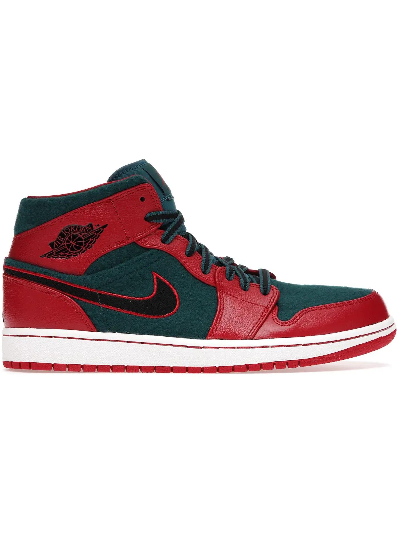 Мужской кроссовки Jordan 1 Mid Gym Red Black Dark Sea — изображение 1 из 1, красный/черный-темный