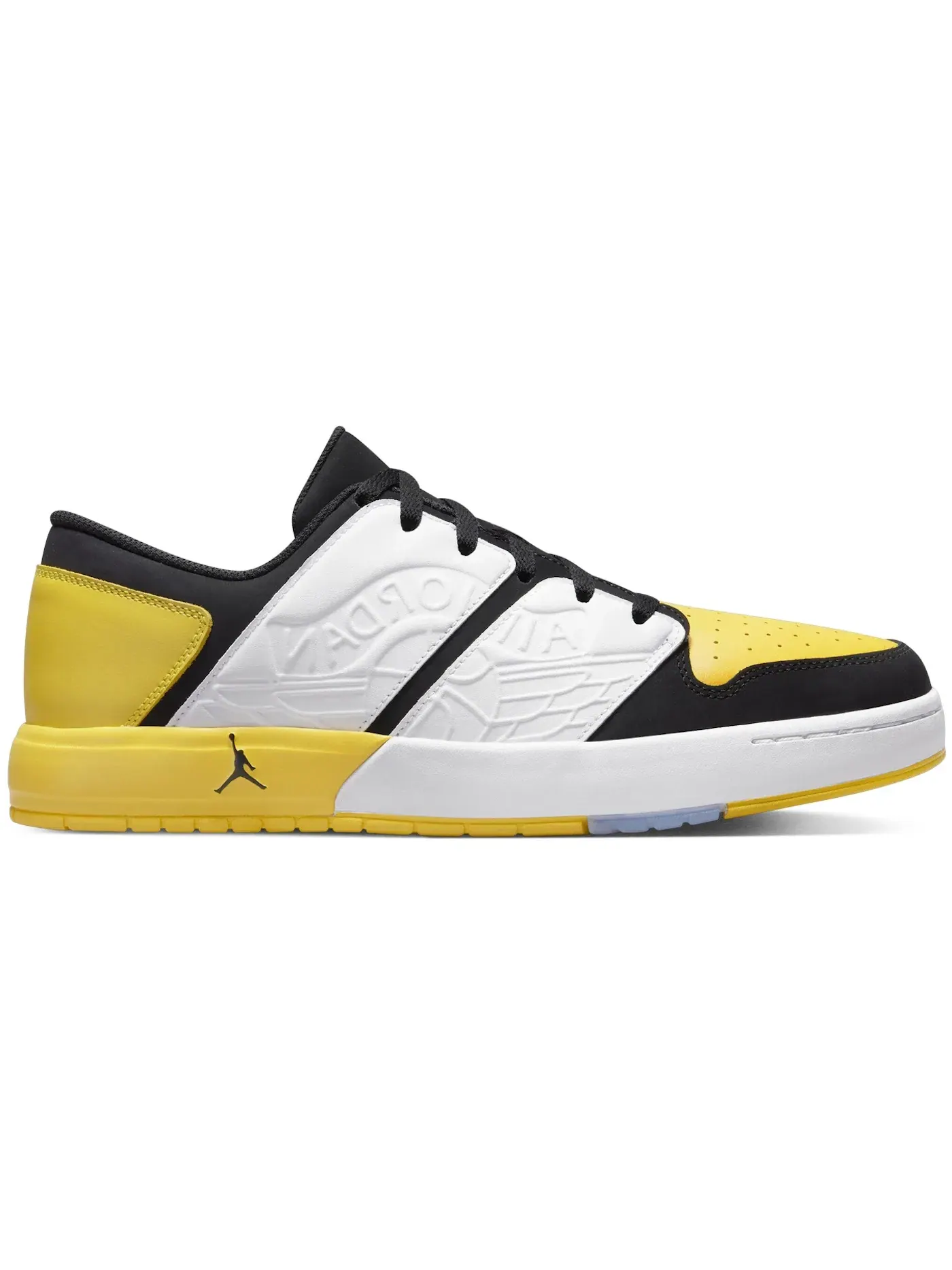 Мужские кроссовки Lifestyle Jordan Nu Retro 1 Low — изображение 1 из 1, черный/желтый/белый