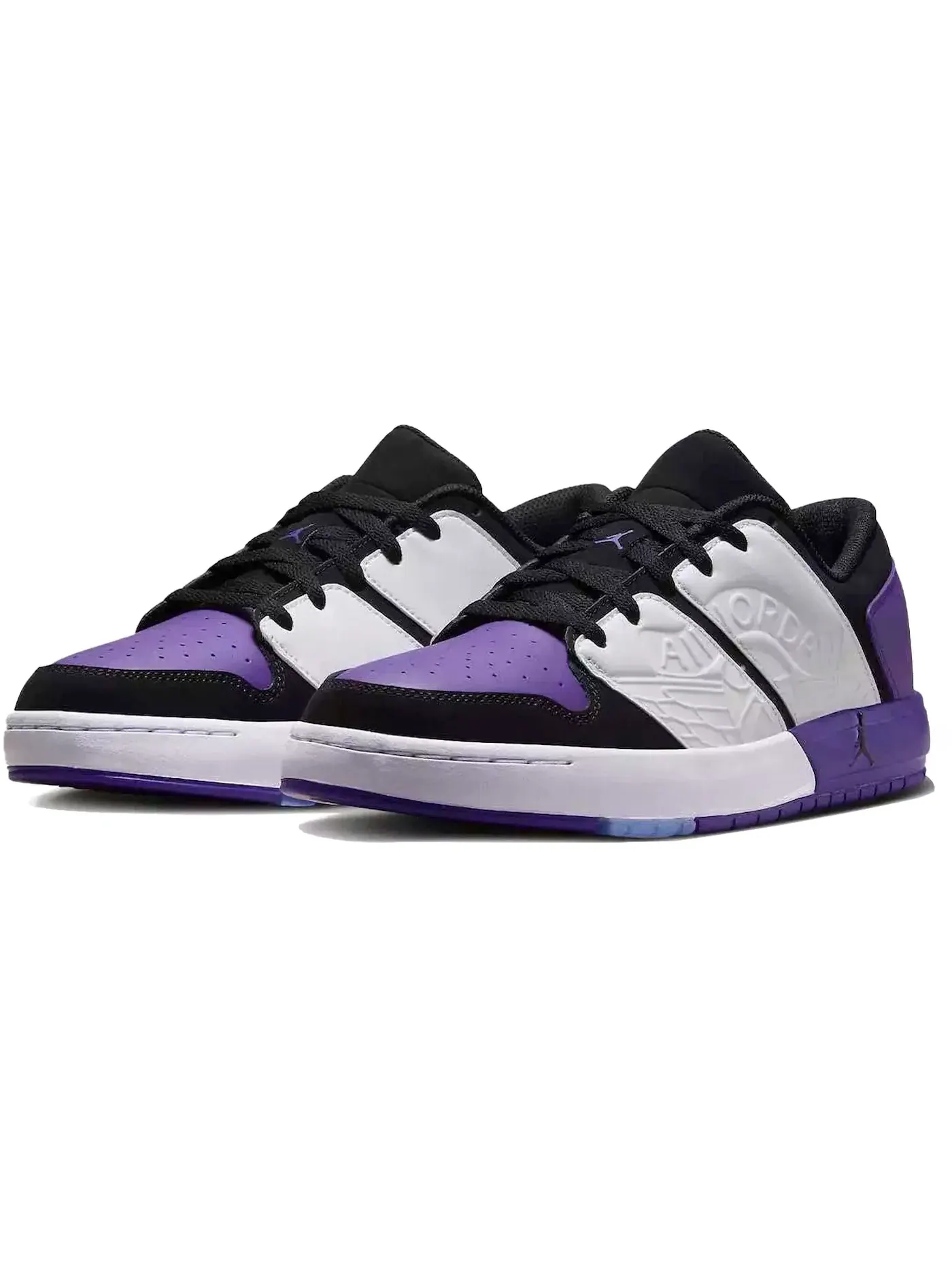 Мужские кроссовки лайфстайл Jordan Nu Retro 1 Low Jordan — изображение 1 из 2, белый/фиолетовый/черный