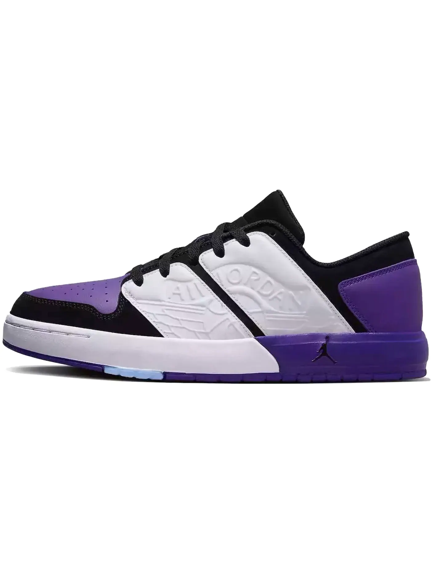 Мужские кроссовки лайфстайл Jordan Nu Retro 1 Low Jordan — изображение 2 из 2, белый/фиолетовый/черный
