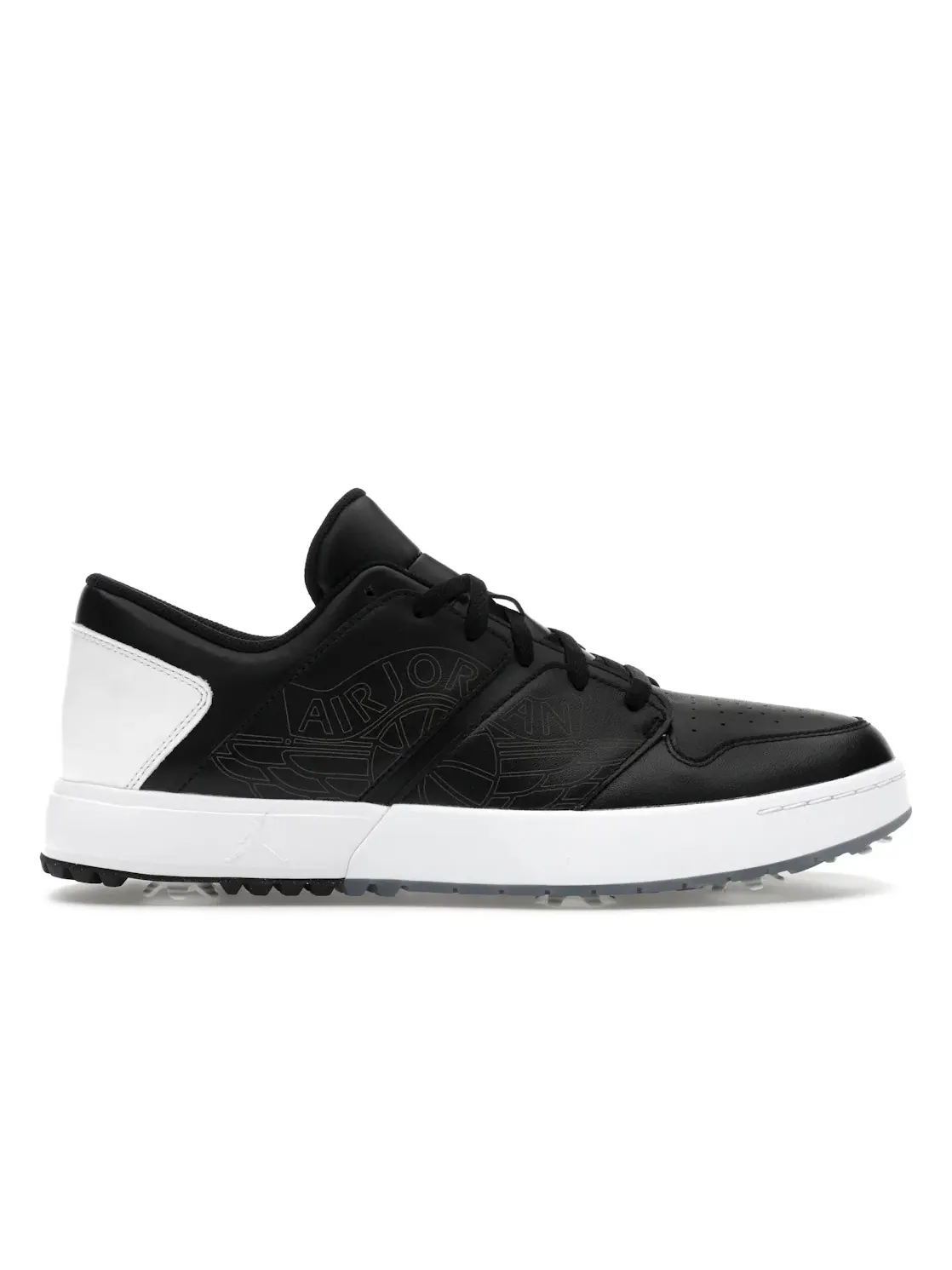 Мужские кроссовки для гольфа с длинным рукавом Jordan Nu Retro 1 Low Golf Jordan — изображение 1 из 4, черный/белый/серый