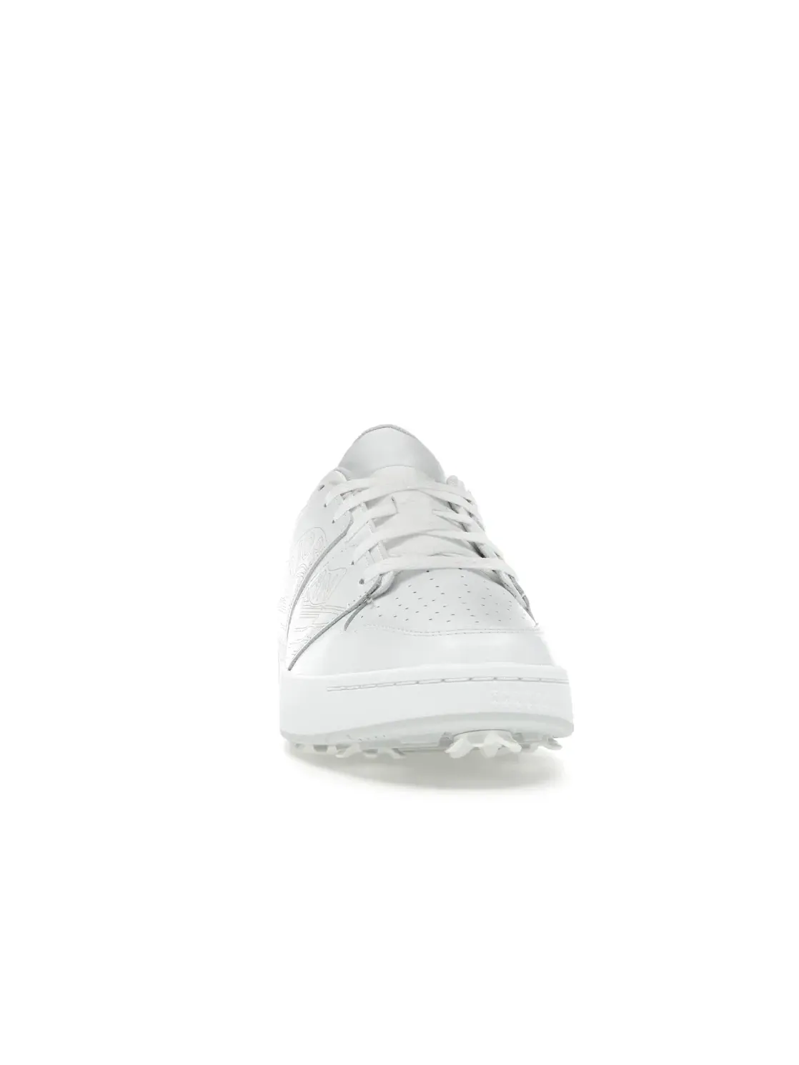 Мужские кроссовки для гольфа с низким профилем Jordan Nu Retro 1 Low Golf — изображение 2 из 4, белый/платиновый/синий