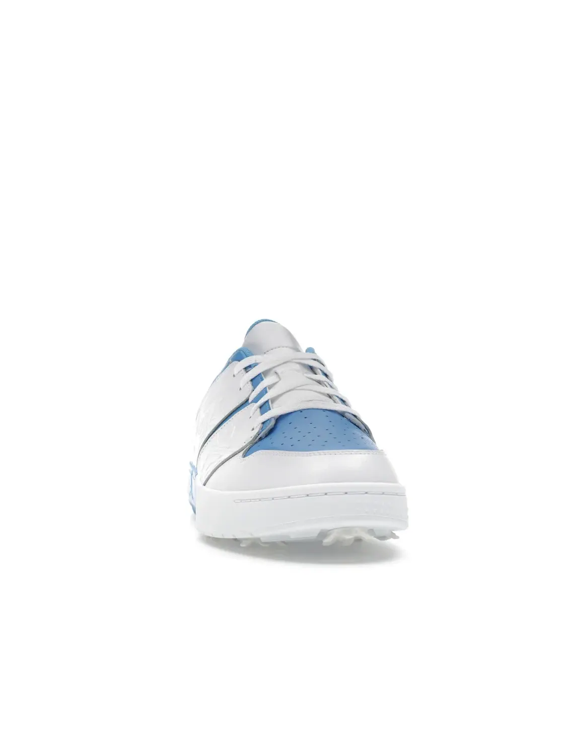 Мужские гольф-кроссовки с кроссовочным дизайном Jordan Nu Retro 1 Low Golf — изображение 2 из 4, белый синий