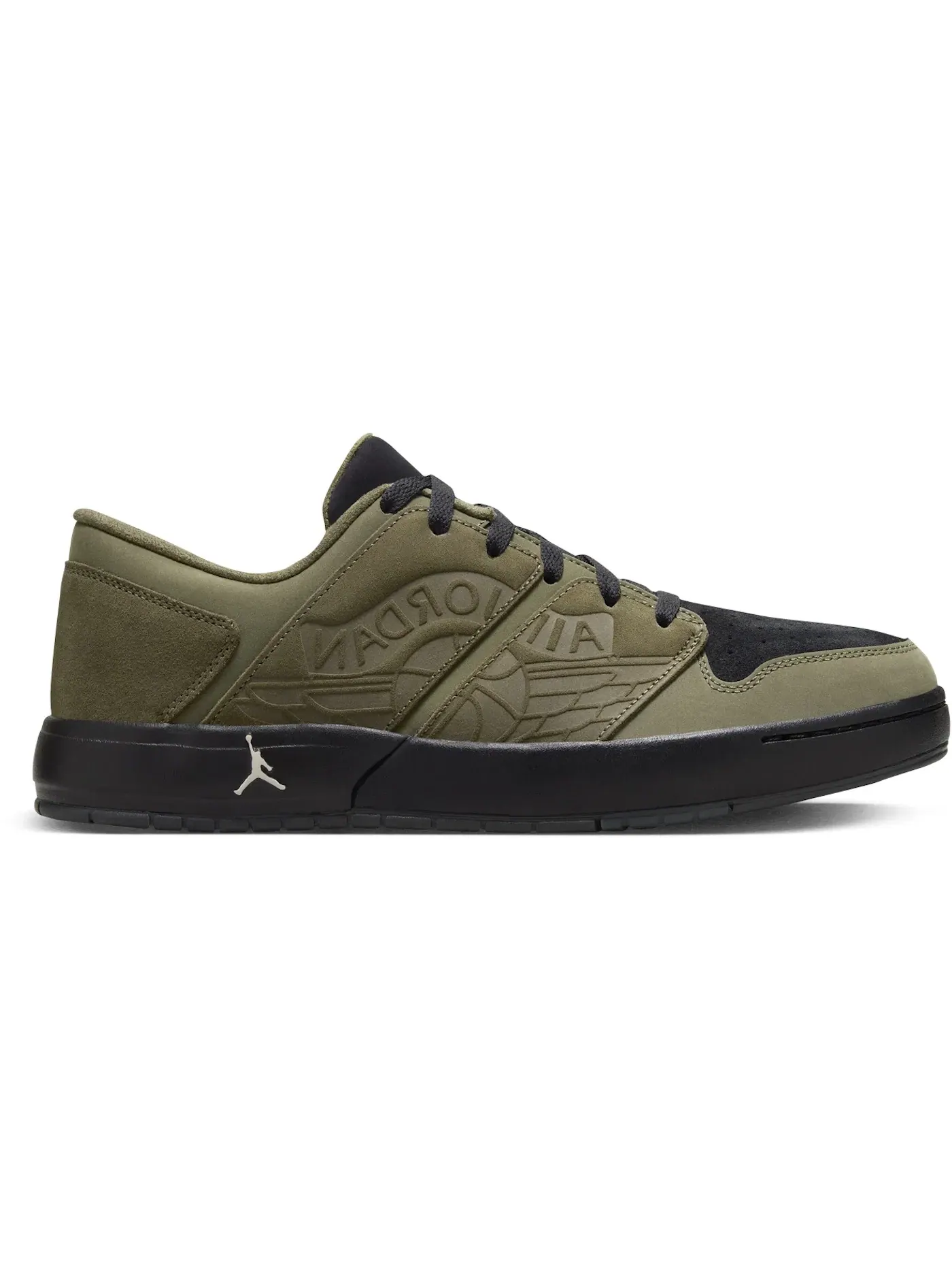 Мужские кроссовки Lifestyle Jordan Nu Retro 1 Low Jordan — изображение 1 из 1, оливковый светлый черный