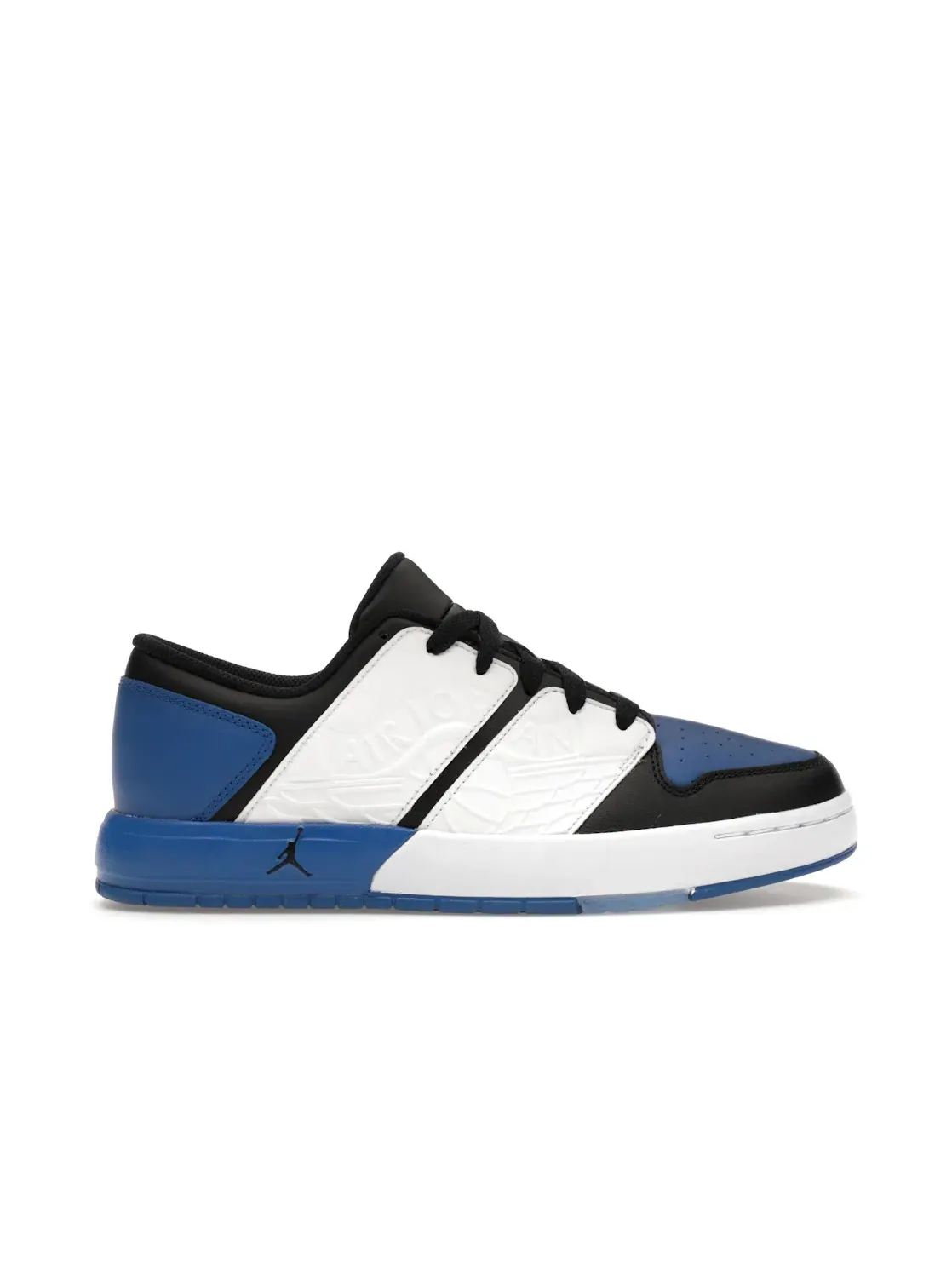 Мужские кроссовки с логотипом Wings Jordan Nu Retro 1 Low Jordan — изображение 1 из 4, черный/белый