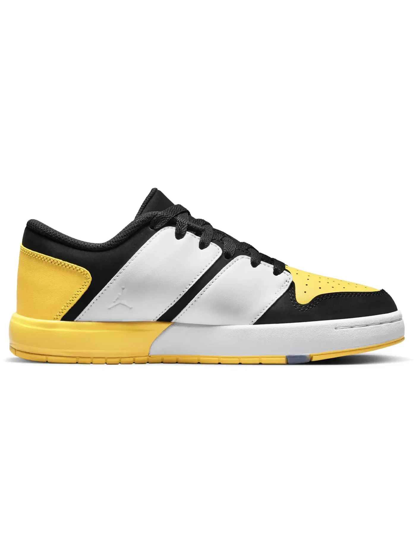 Детские кроссовки Lifestyle с принтом Jordan Nu Retro 1 Low Jordan — изображение 3 из 4, черный/белый-желтый