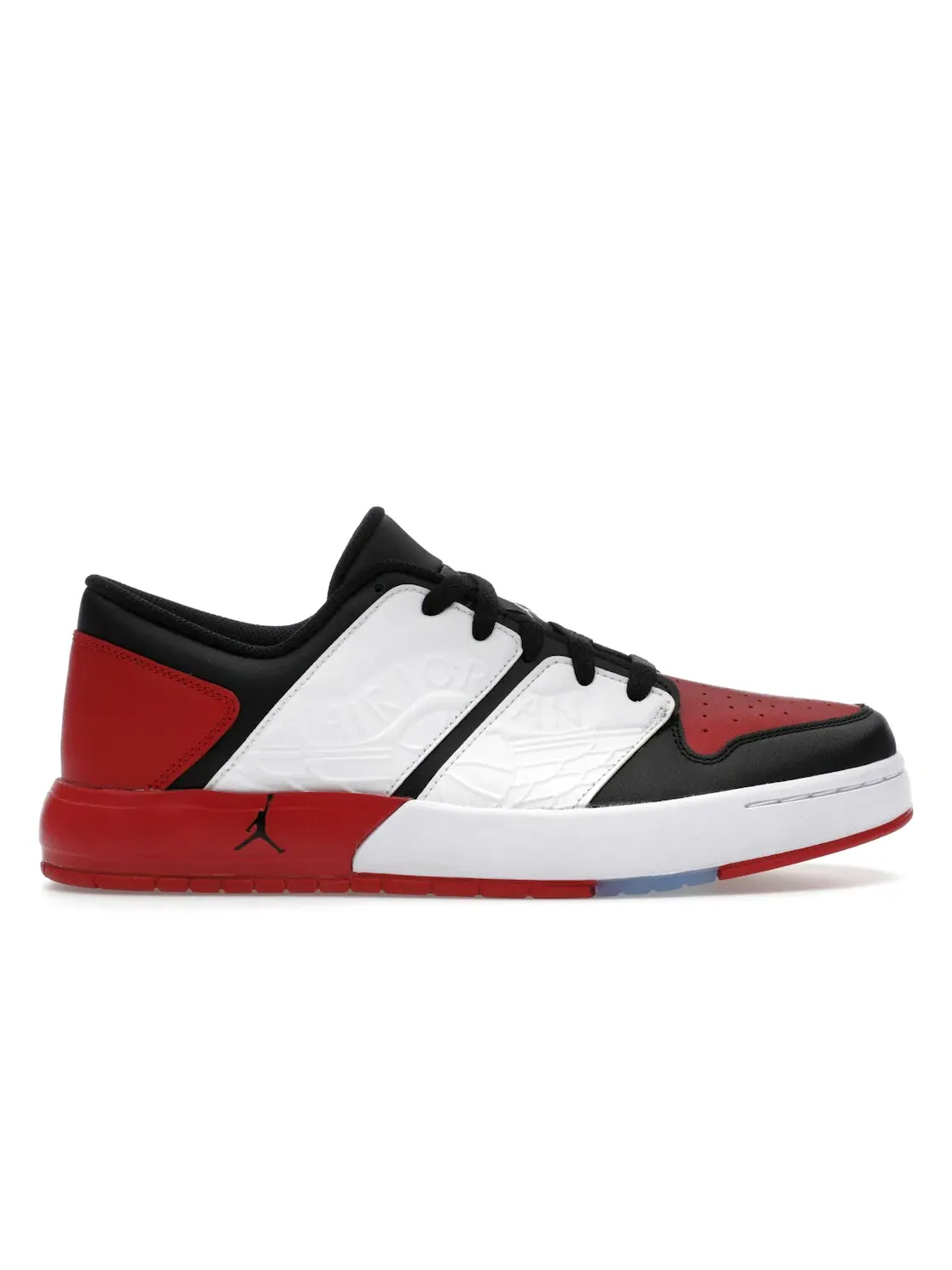 Мужские кроссовки с кожаным верхом Jordan Nu Retro 1 Low — изображение 1 из 4, красный/белый/черный