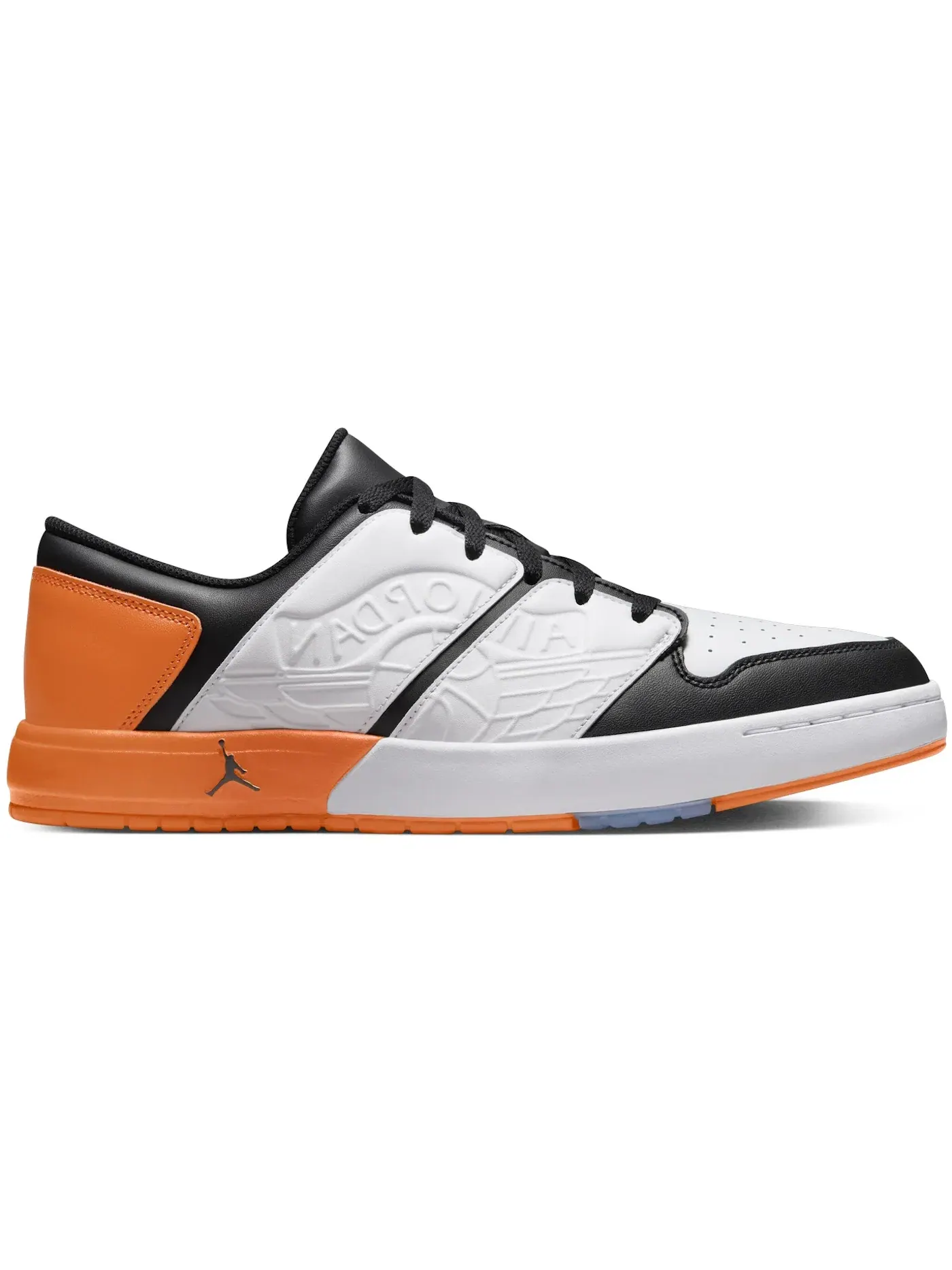 Мужские кроссовки повседневные Jordan Nu Retro 1 Low Jordan — изображение 1 из 1, белый/черный/оранжевый