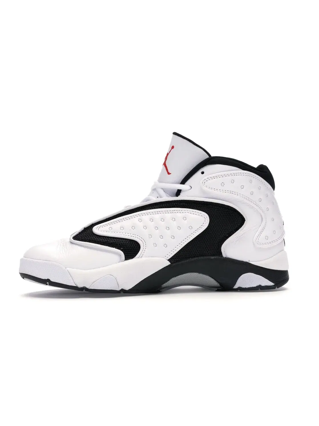 Женские кроссовки с кожаным верхом Jordan OG Jordan — изображение 3 из 4, белый/красный-черный