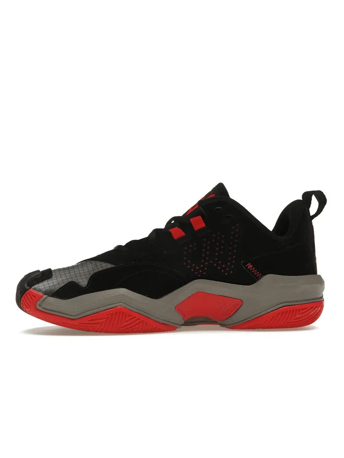 Мужские кроссовки с замком-шнурком Jordan One Take 4 Bred Jordan — изображение 3 из 4, черный/белый//красный