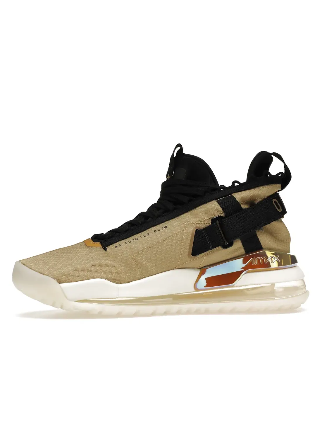 Мужские кроссовки Lifestyle с амортизацией Jordan Proto Max 720 Jordan — изображение 3 из 4, золотистый/черный-белый