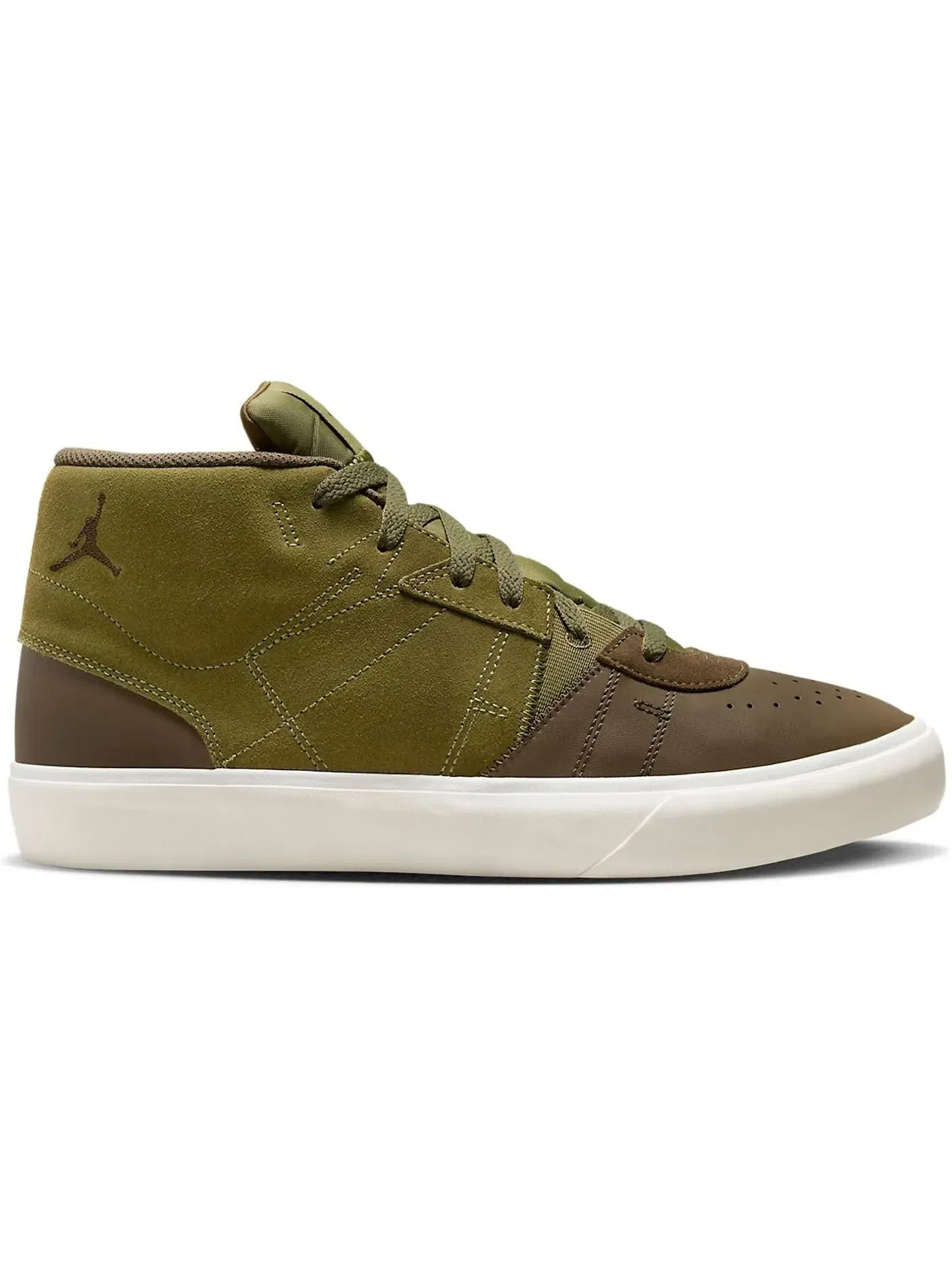 Мужские кроссовки Lifestyle Jordan Series Mid Jordan — изображение 1 из 1, белый//светлый оливковый