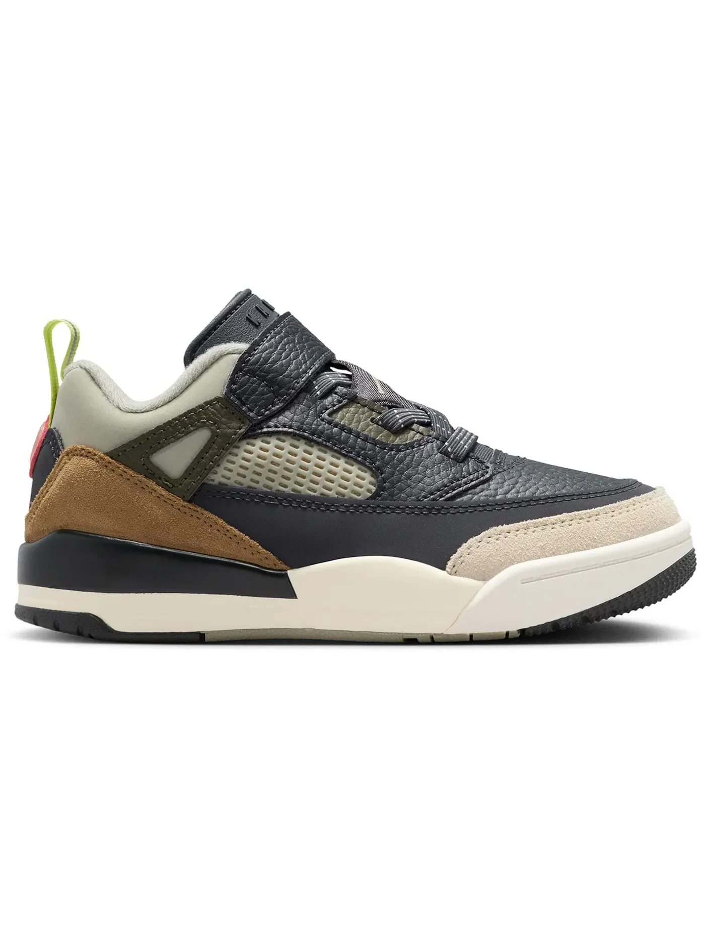 Детские кроссовки с длинным шнурком Jordan Spizike Low Jordan — изображение 1 из 1, светлый/хаки