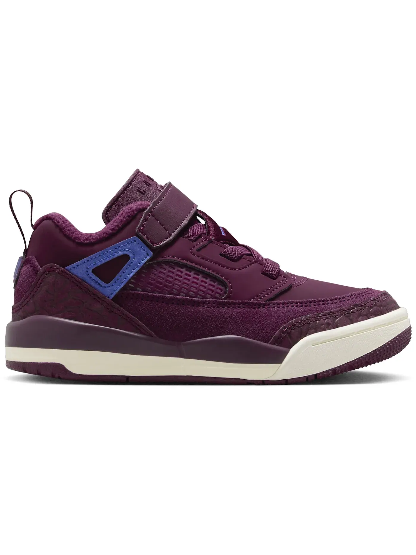 Детские кроссовки для мальчиков с принтом Jordan Spizike Low Jordan, Bordeaux/Sail/Hyper Royal — изображение 1 из 1
