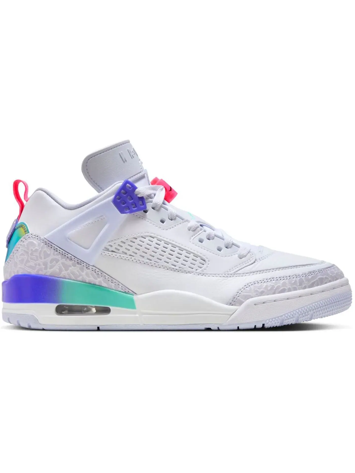 Мужские кроссовки Lifestyle Jordan Spizike Low — изображение 1 из 1, белый/индиго/фиолетовый