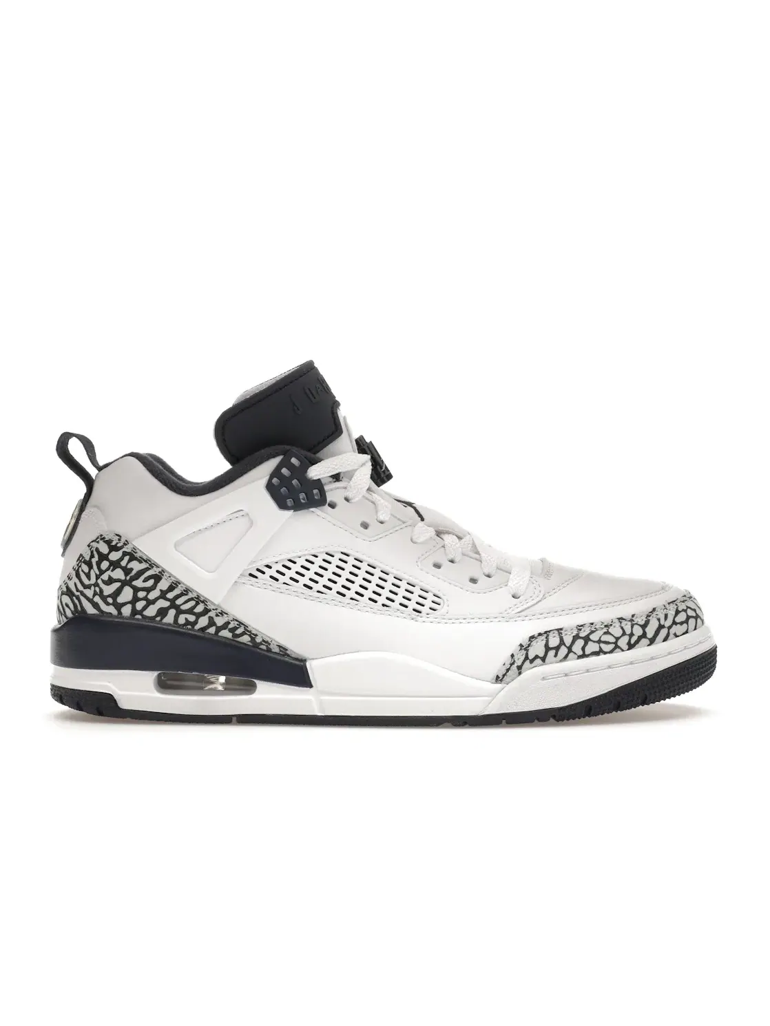 Мужские кроссовки Lifestyle с принтом слоновьей кожи Jordan Spizike Low Jordan — изображение 1 из 4, белый//платиновый