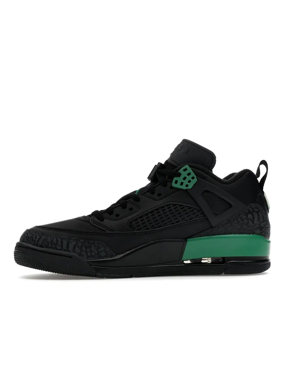 Мужские кроссовки Lifestyle с контрастными акцентами Jordan Spizike Low — изображение 3 из 4, черный/зеленый