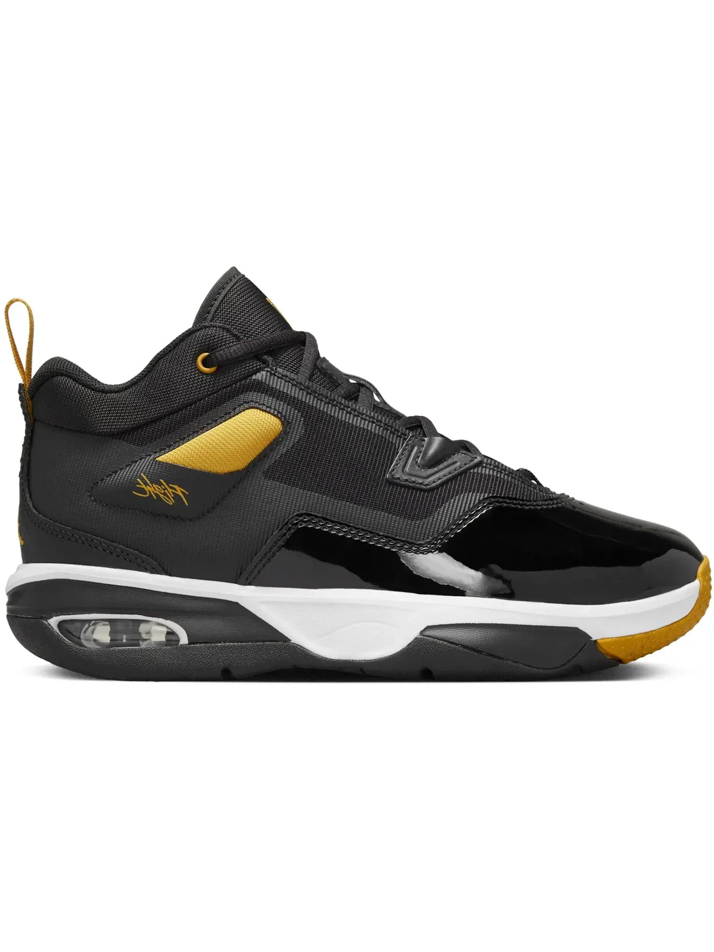 Детские кроссовки Lifestyle Jordan Stay Loyal 3 Jordan — изображение 1 из 1, черный/белый/желтый