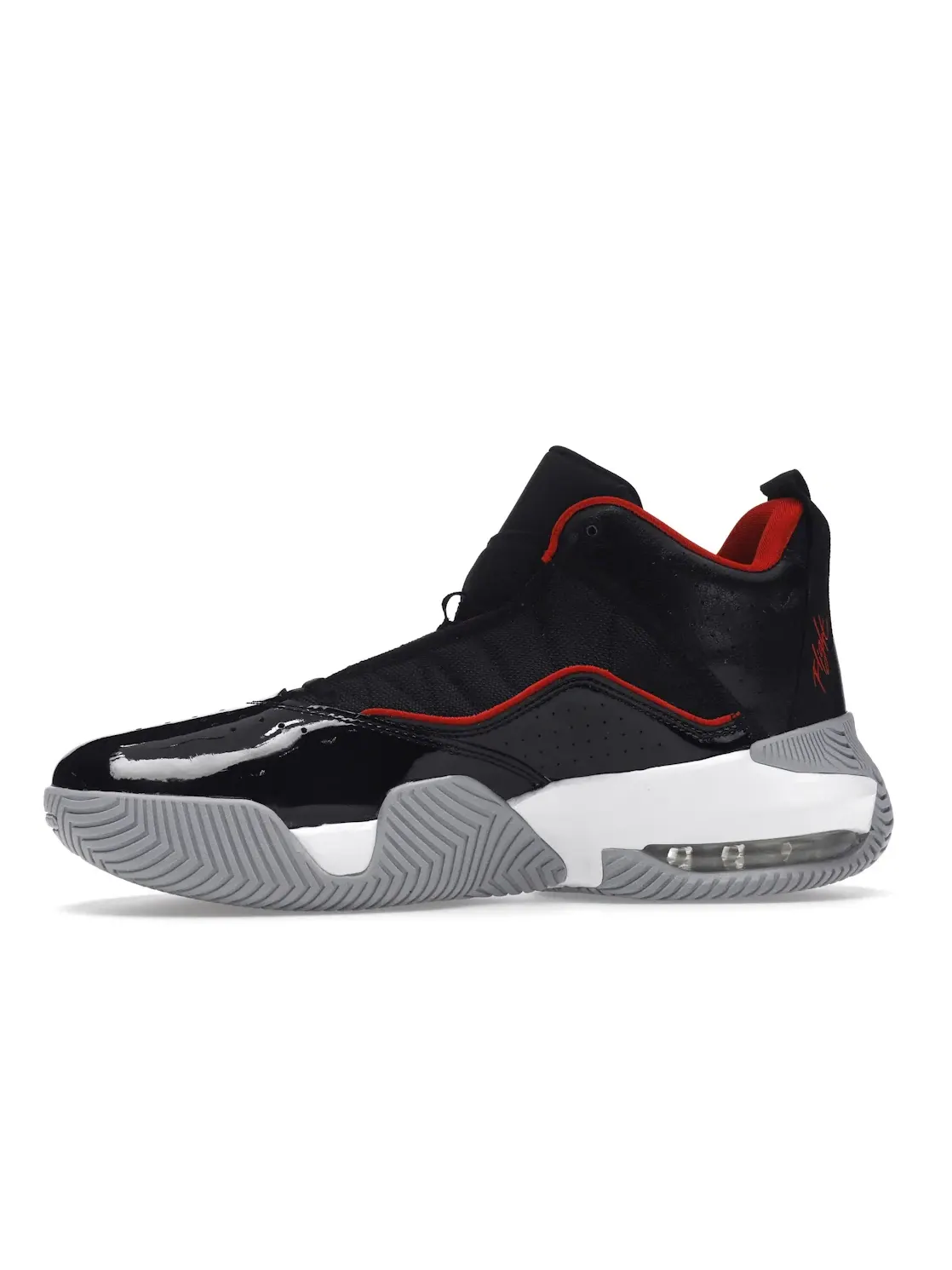 Мужские кроссовки с лакированной кожи Jordan Stay Loyal Jordan — изображение 3 из 4, черный/красный/серый