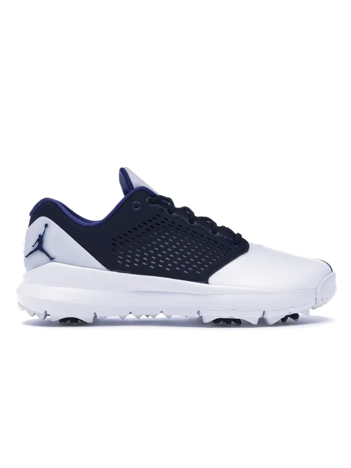 Мужские кроссовки для гольфа с принтом Jordan Trainer ST G Jordan — изображение 1 из 4, белый/-глубокий синий
