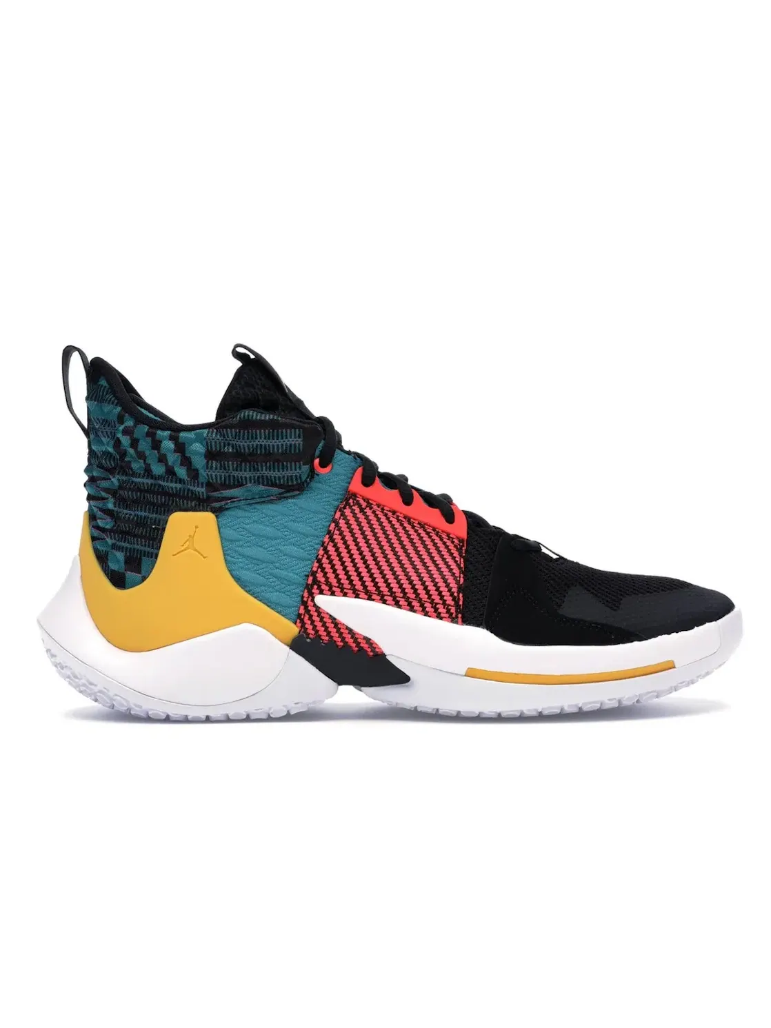 Мужские кроссовки для баскетбола Jordan Why Not 0.2 BHM Jordan — изображение 1 из 4, черный/мульти--белый