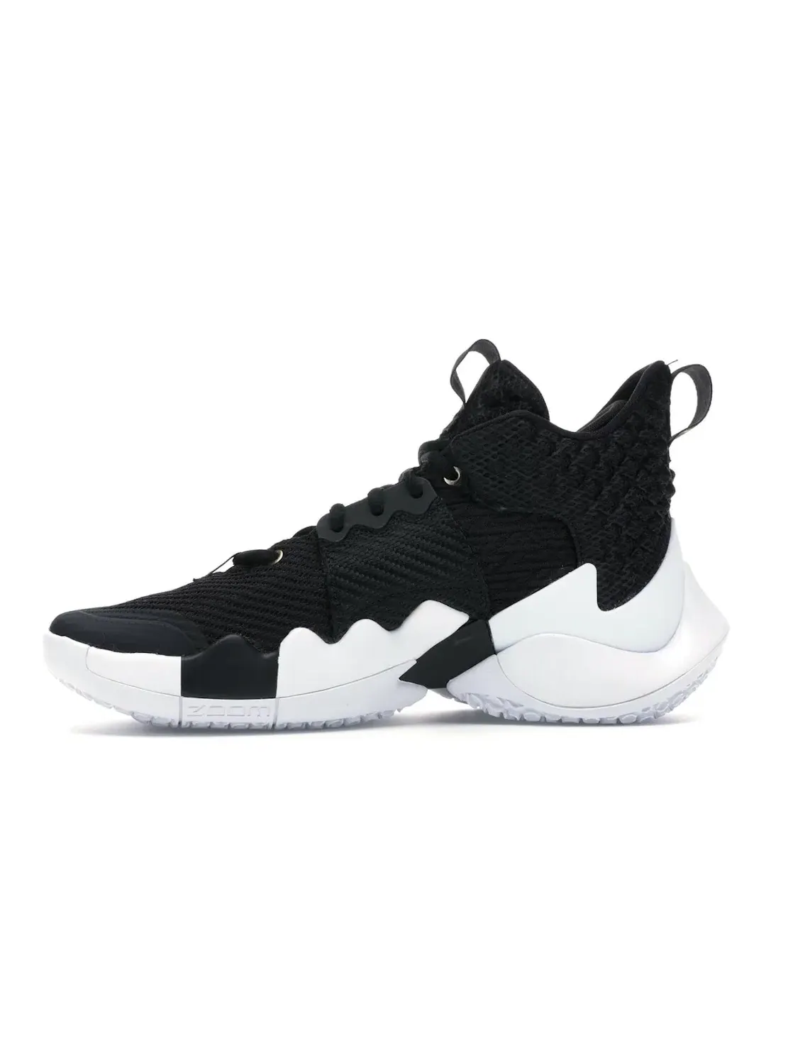 Мужские кроссовки для баскетбола Jordan Why Not Zer0.2 Jordan — изображение 3 из 4, черный/белый