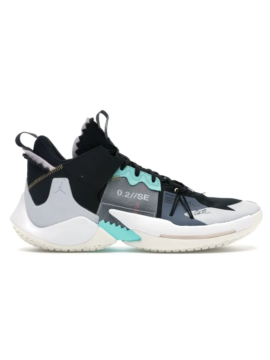 Мужские кроссовки для баскетбола Jordan Why Not Zer0.2 SE Jordan — изображение 1 из 4, черный/синий-розовый