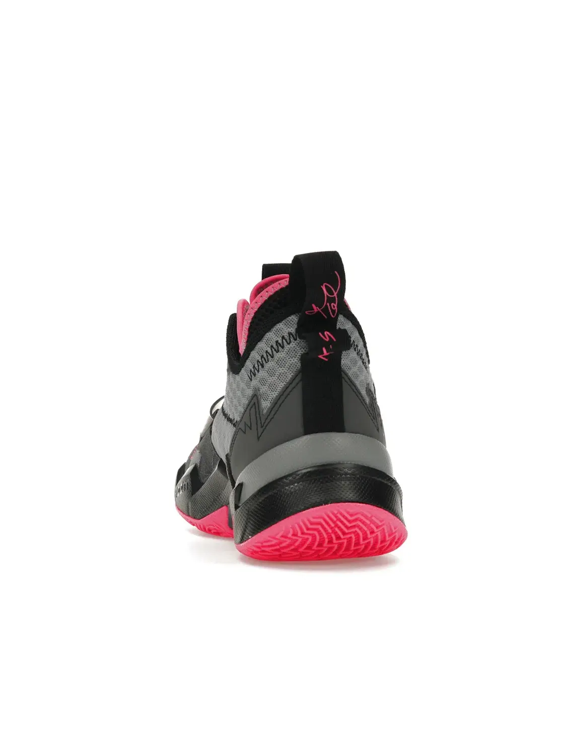 Мужские баскетбольные кроссовки с высокой посадкой Jordan Why Not Zer0.3 Jordan — изображение 4 из 4, серый/серый-розовый